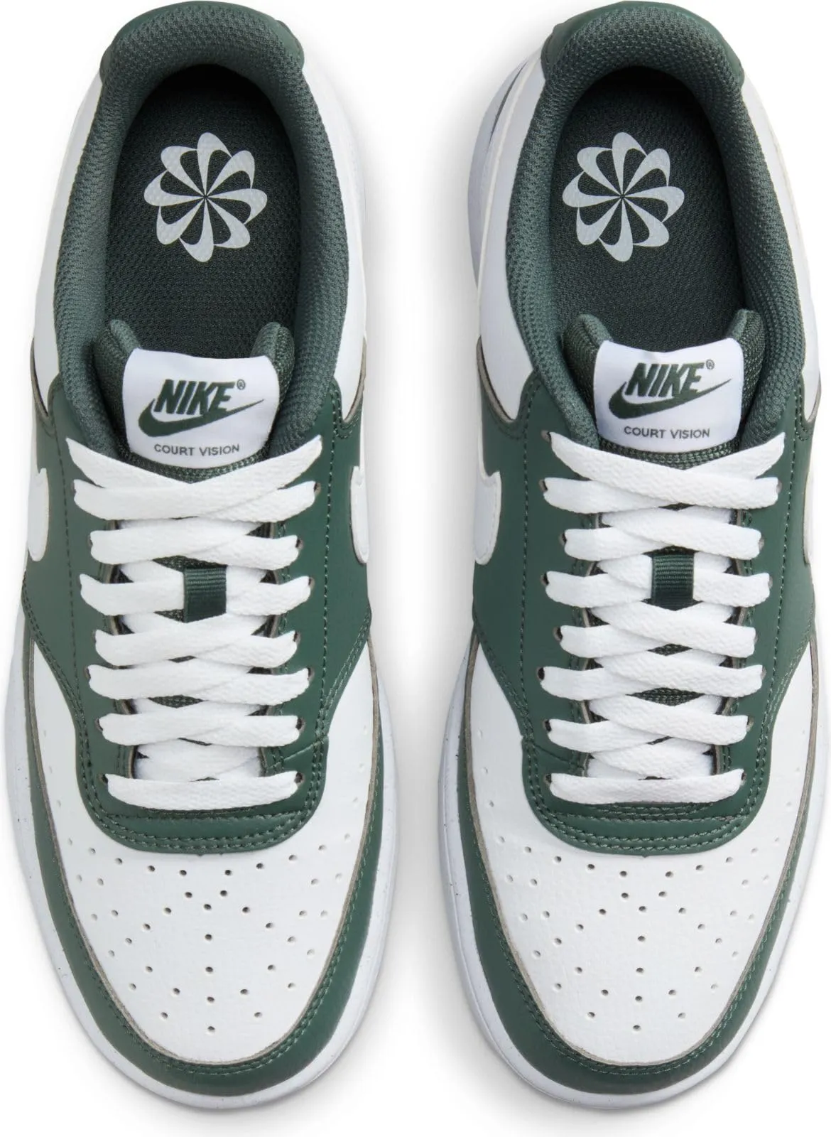 Nike Court Vision Low Next Nature Women's Shoes - Vintage Green White, 35.5 EU - immagine 5