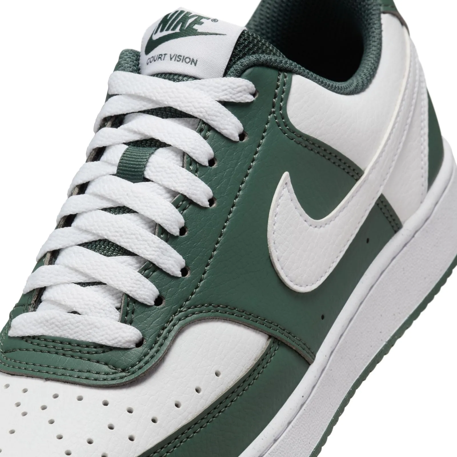 Nike Court Vision Low Next Nature Women's Shoes - Vintage Green White, 35.5 EU - immagine 8
