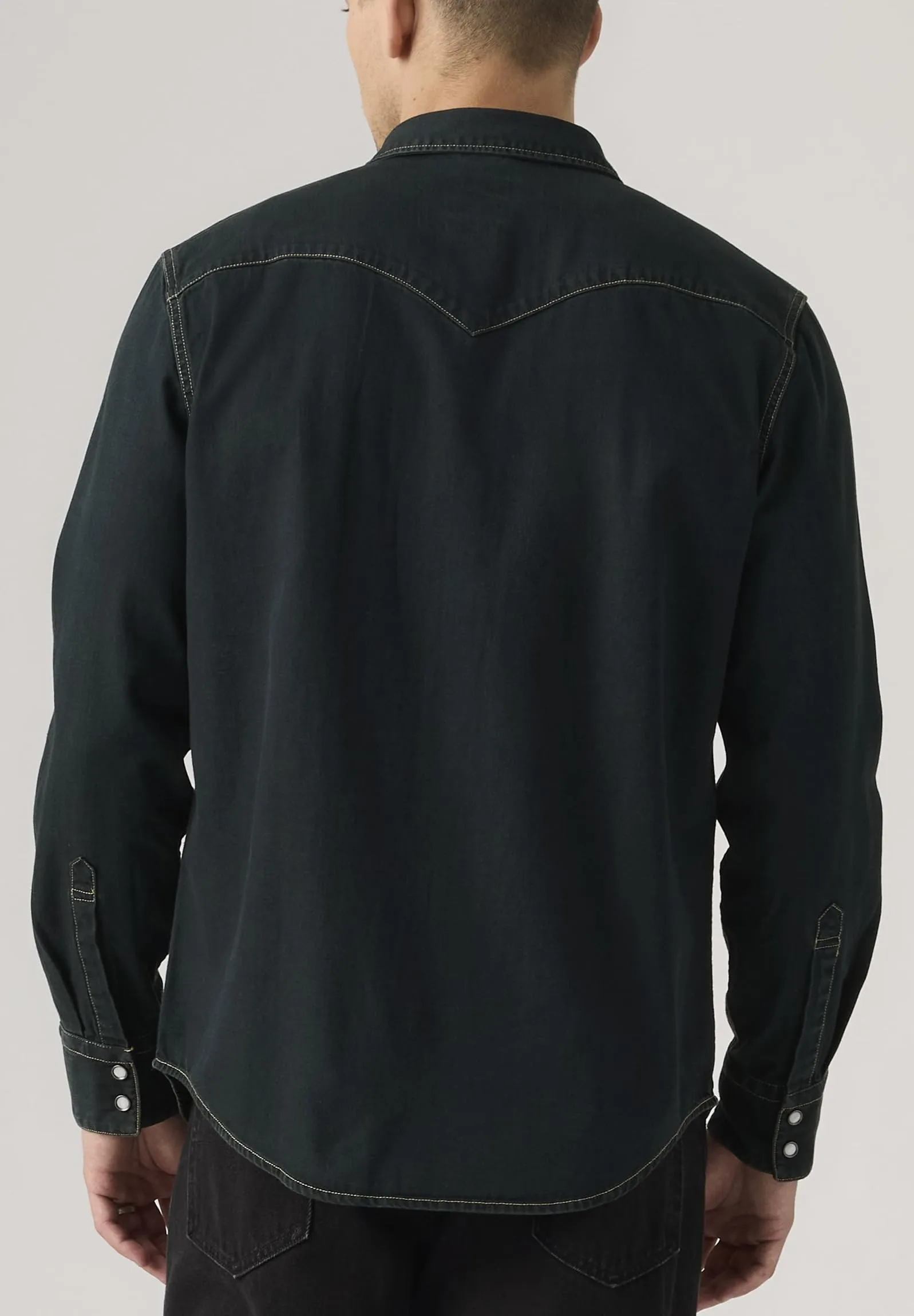 Levi's Barstow Western Standard Shirt, Bella Cenere Slavata, L - immagine 3