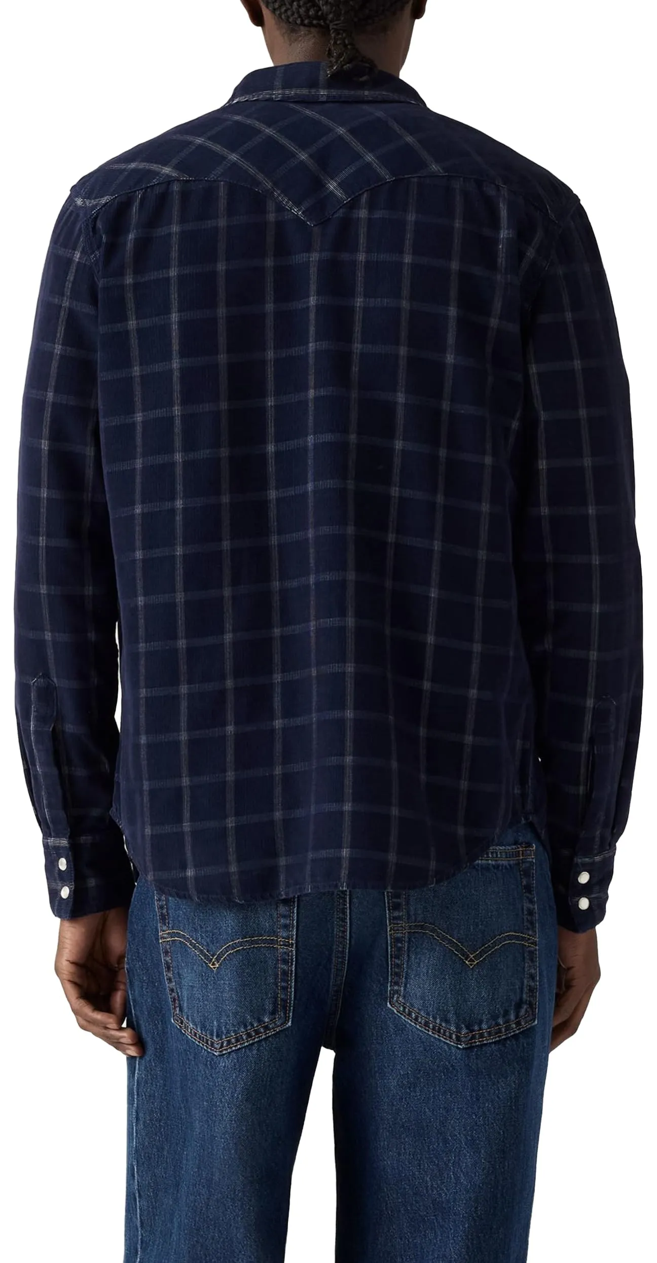 Levi's Barstow Western Standard Corduroy Shirt, Dory Indigo Cord, S - immagine 4