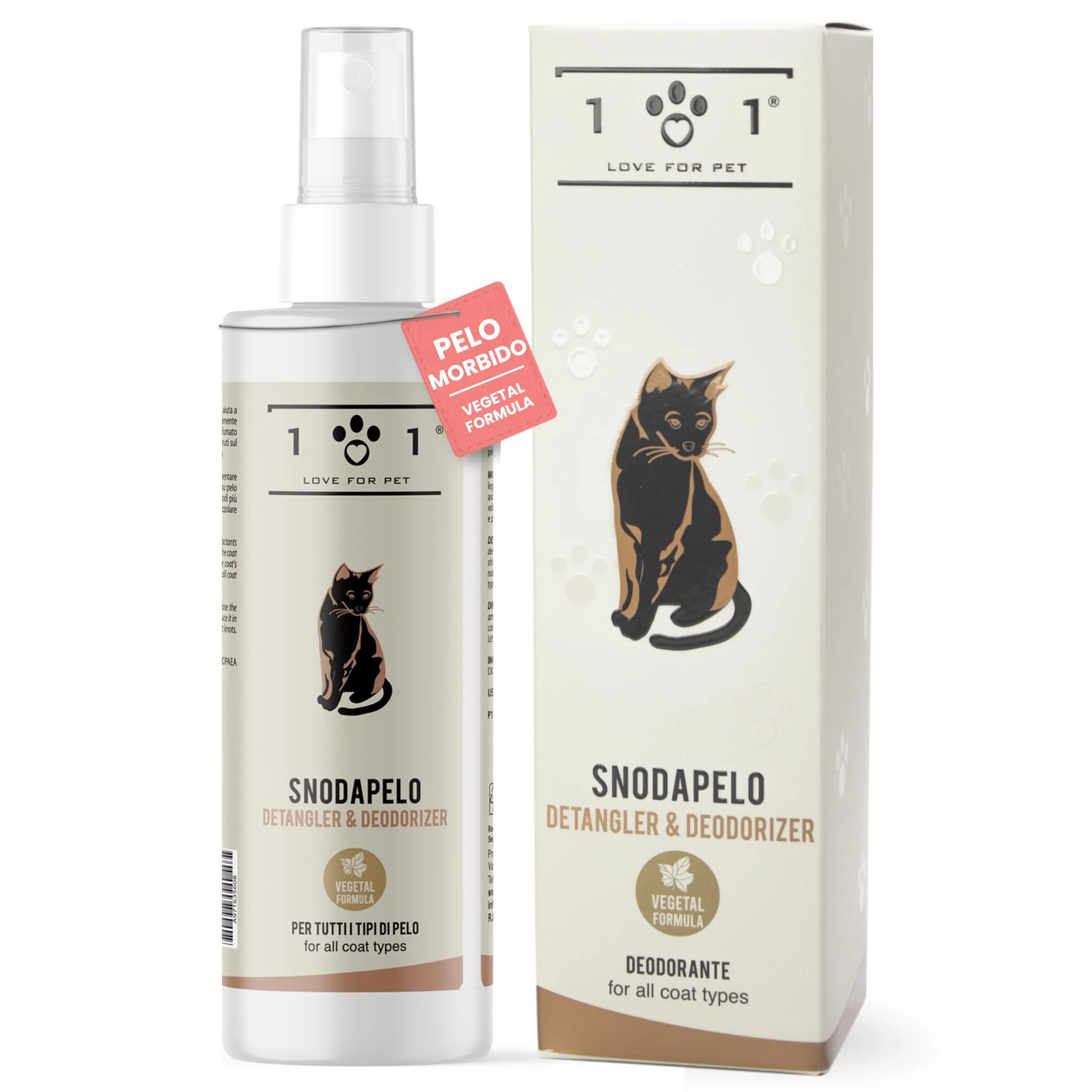 Linea 101 Spray Sciogli Nodi Naturale per Gatti, 250ml - immagine 1