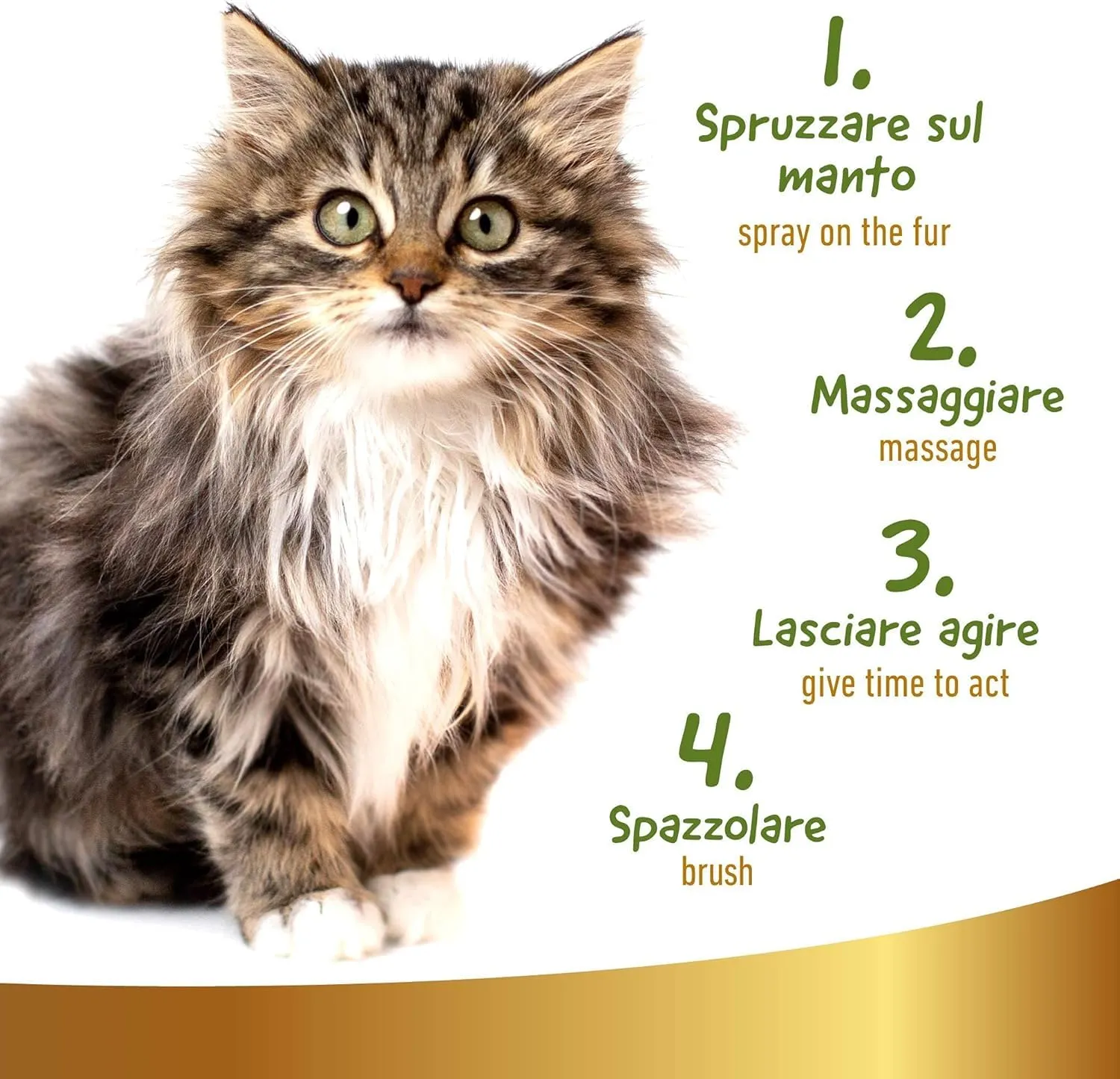Linea 101 Spray Sciogli Nodi Naturale per Gatti, 250ml - immagine 4