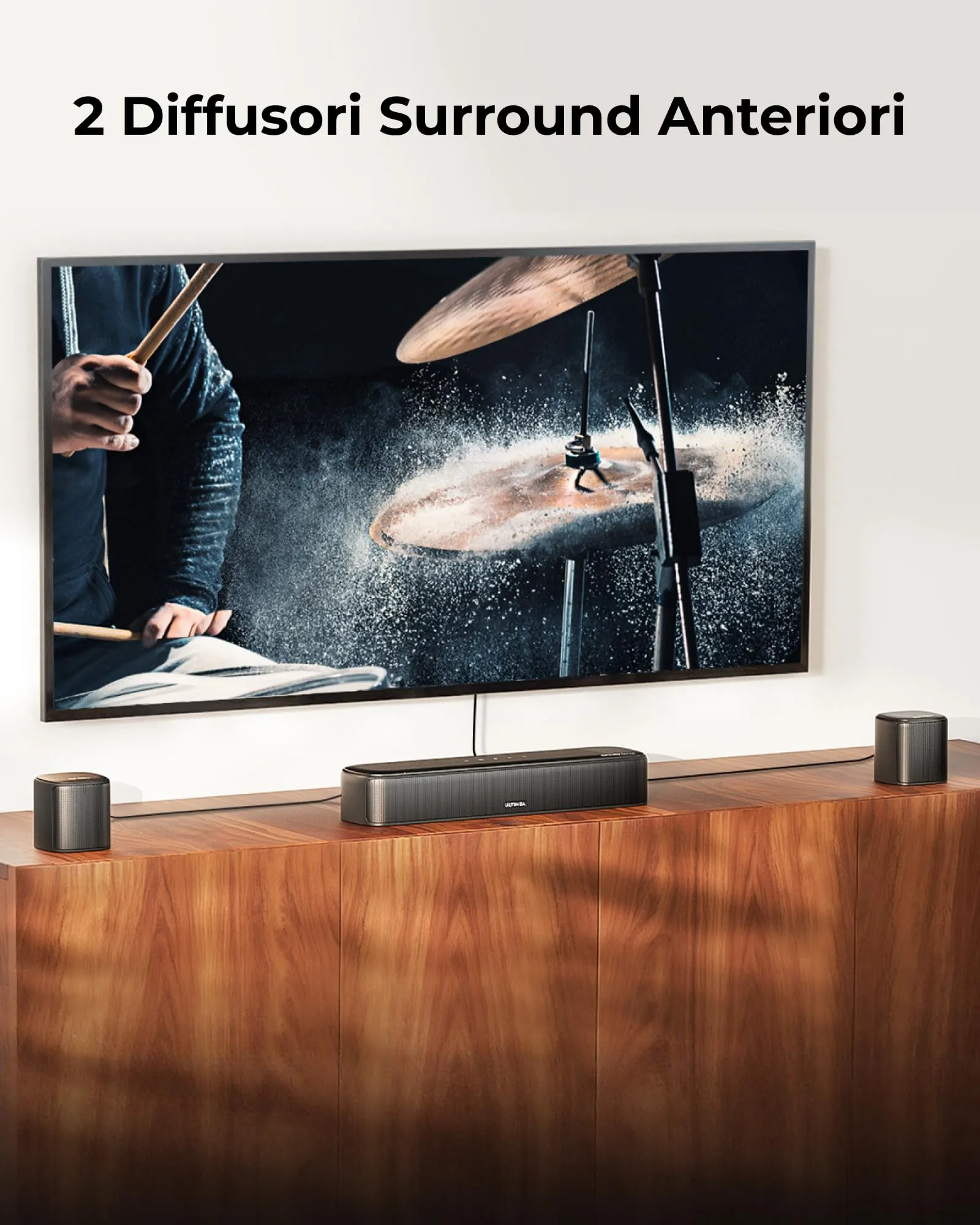 Ultimea Aura A60 Pro 7.1 Surround Soundbar TV con Dolby Atmos - immagine 3