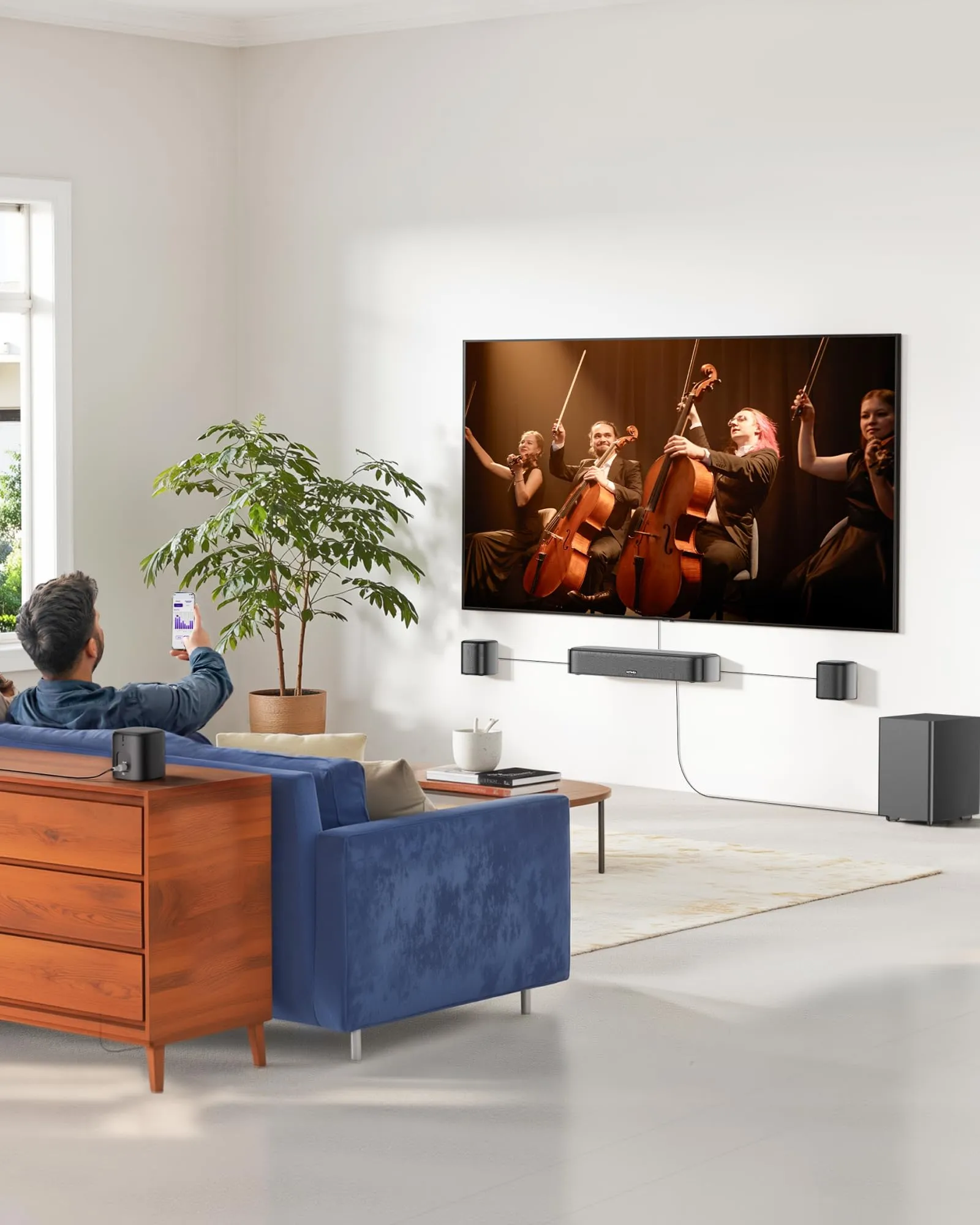 Ultimea Aura A60 Pro 7.1 Surround Soundbar TV con Dolby Atmos - immagine 4