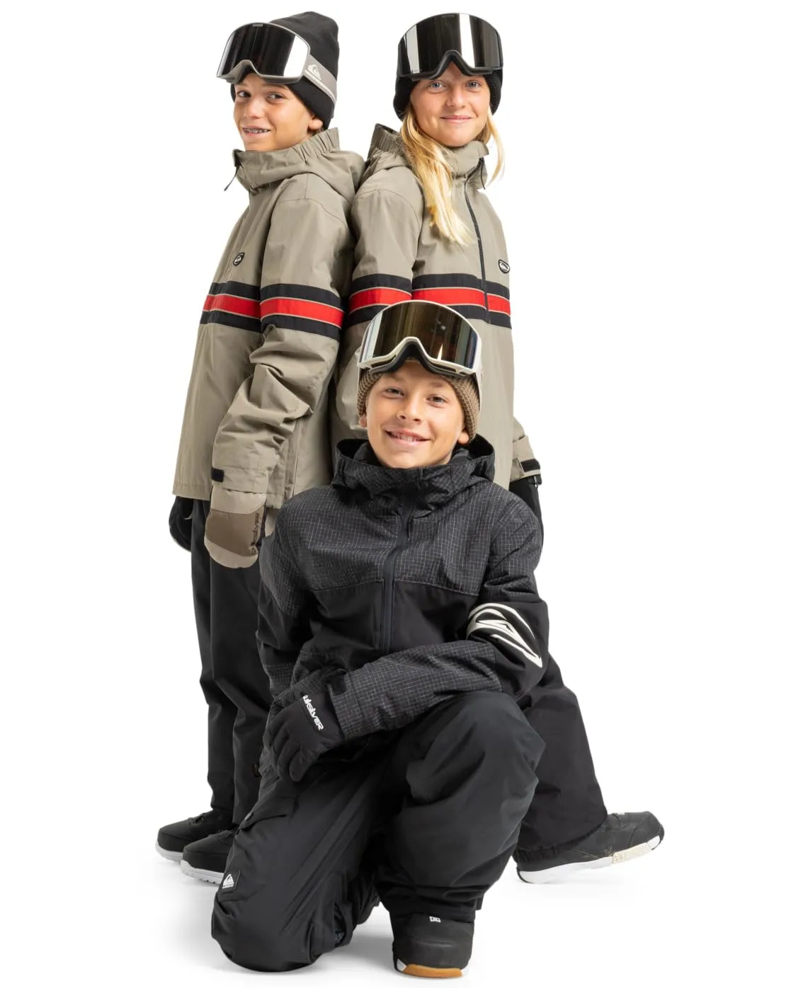 Quiksilver High in the Hood Giacca da Neve da Ragazzo Rosso 4-5Y - immagine 6