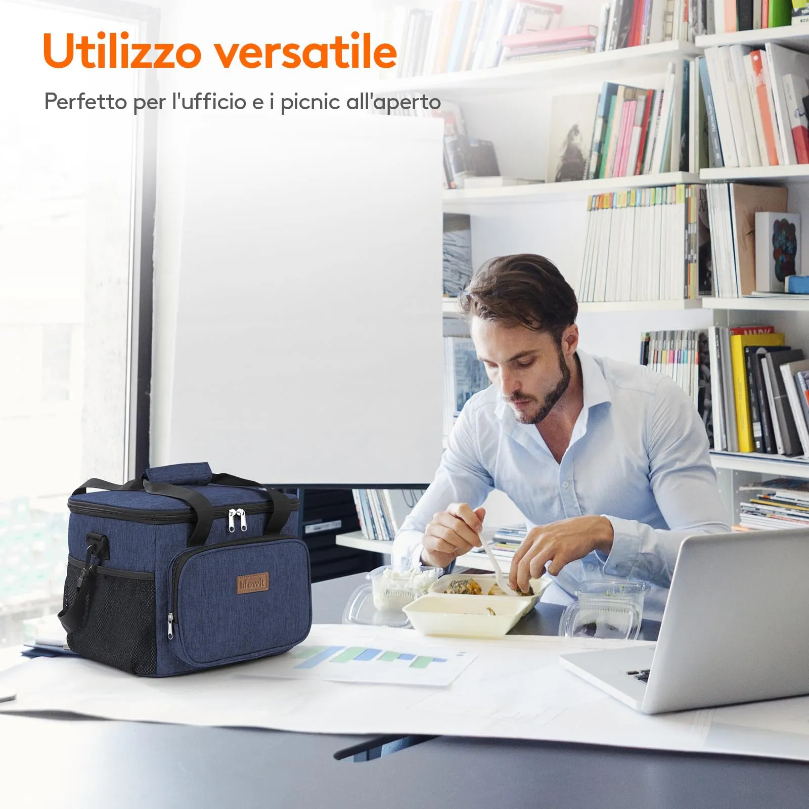 Lifewit Borsa Termica Porta Pranzo 24L - immagine 7