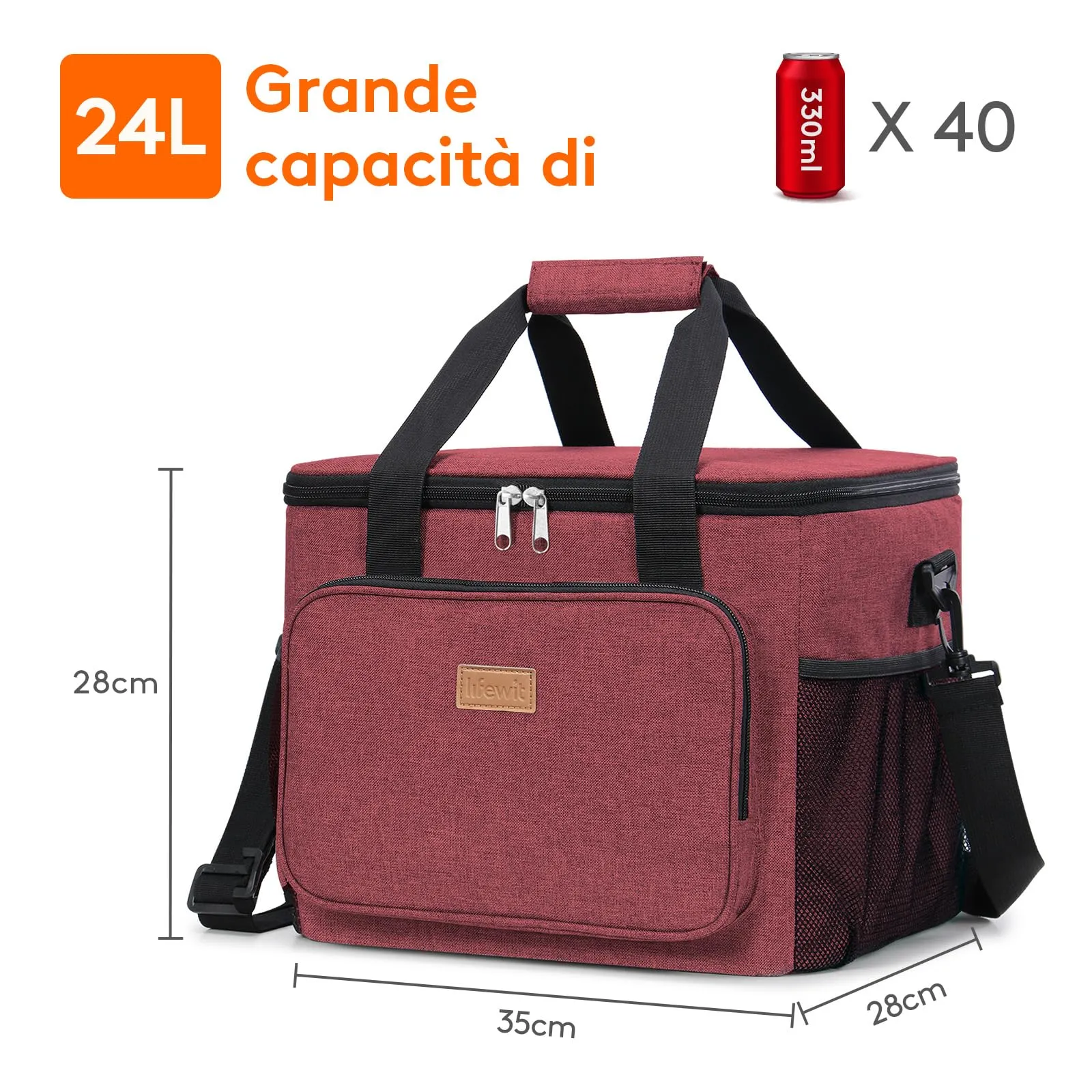 Lifewit Borsa Termica Porta Pranzo 24L - immagine 3