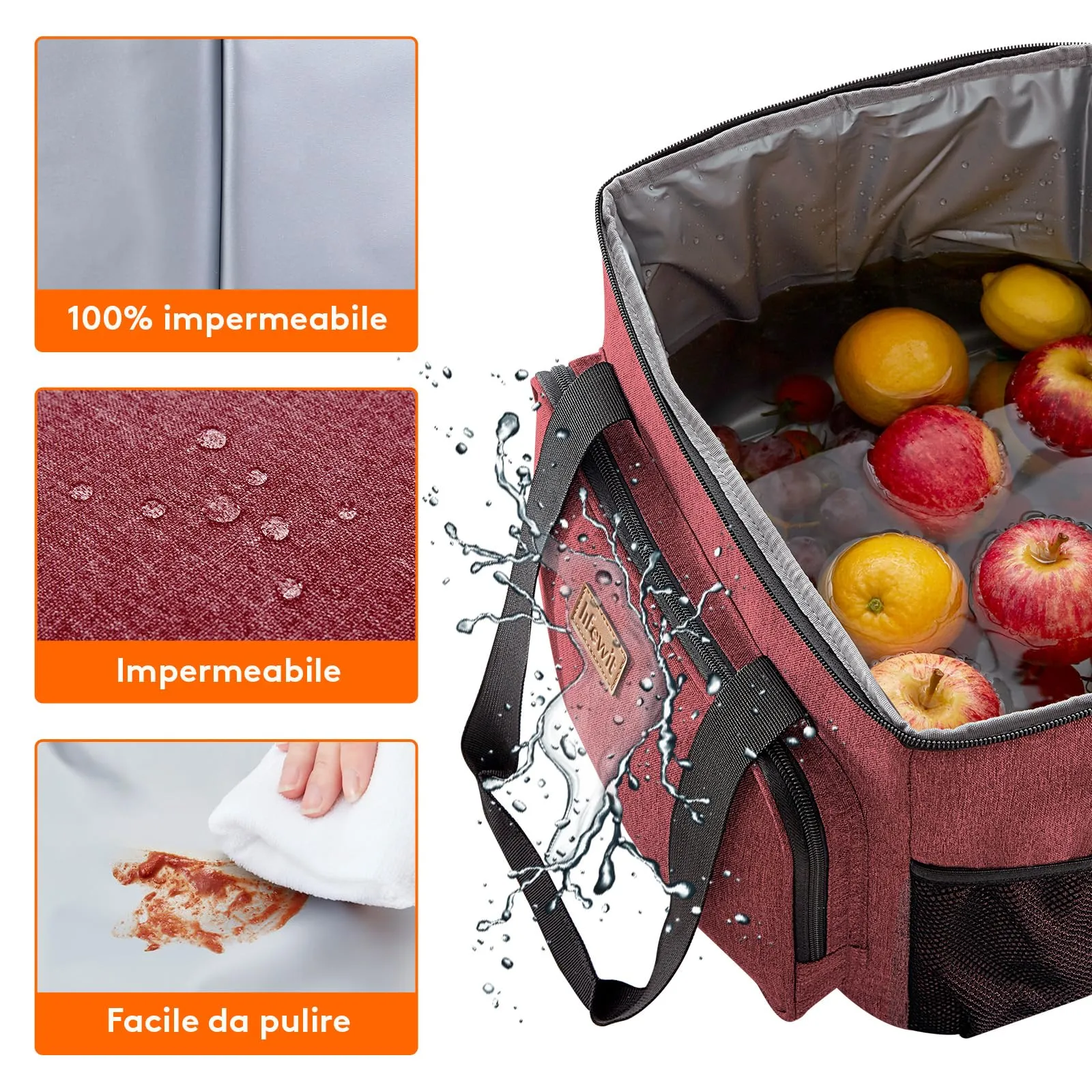 Lifewit Borsa Termica Porta Pranzo 24L - immagine 5