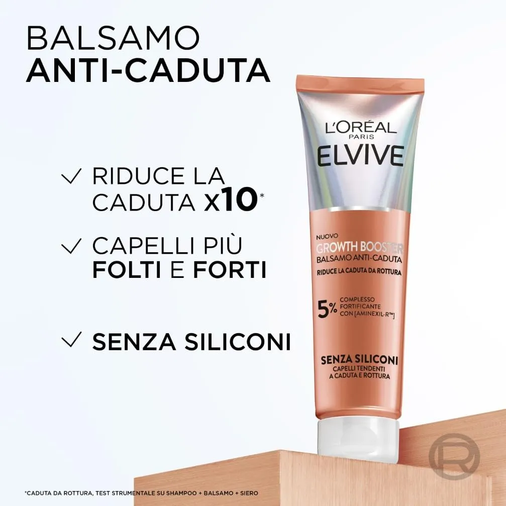 L'Oréal Paris Elvive Growth Booster Balsamo Anti-Caduta Fortificante, 150 ml - immagine 3