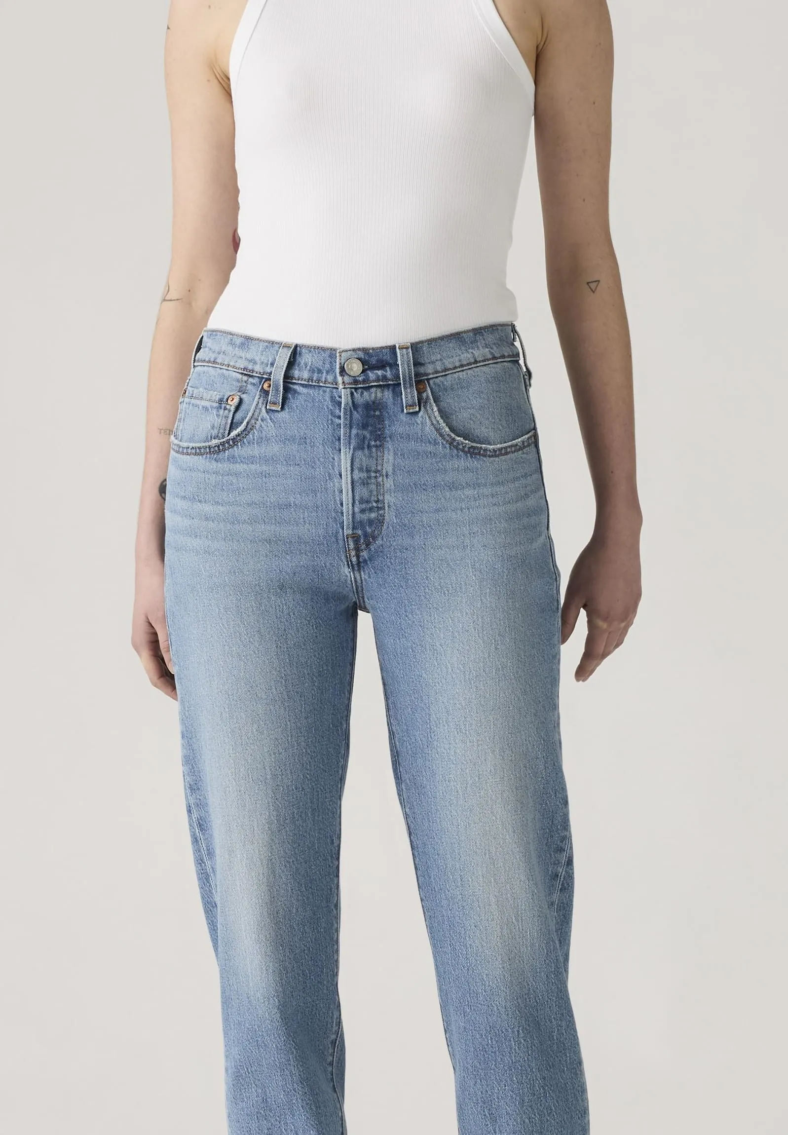 Levi's 501 Crop Jeans Donna, Where To Now Ndx, 32W / 30L - immagine 3