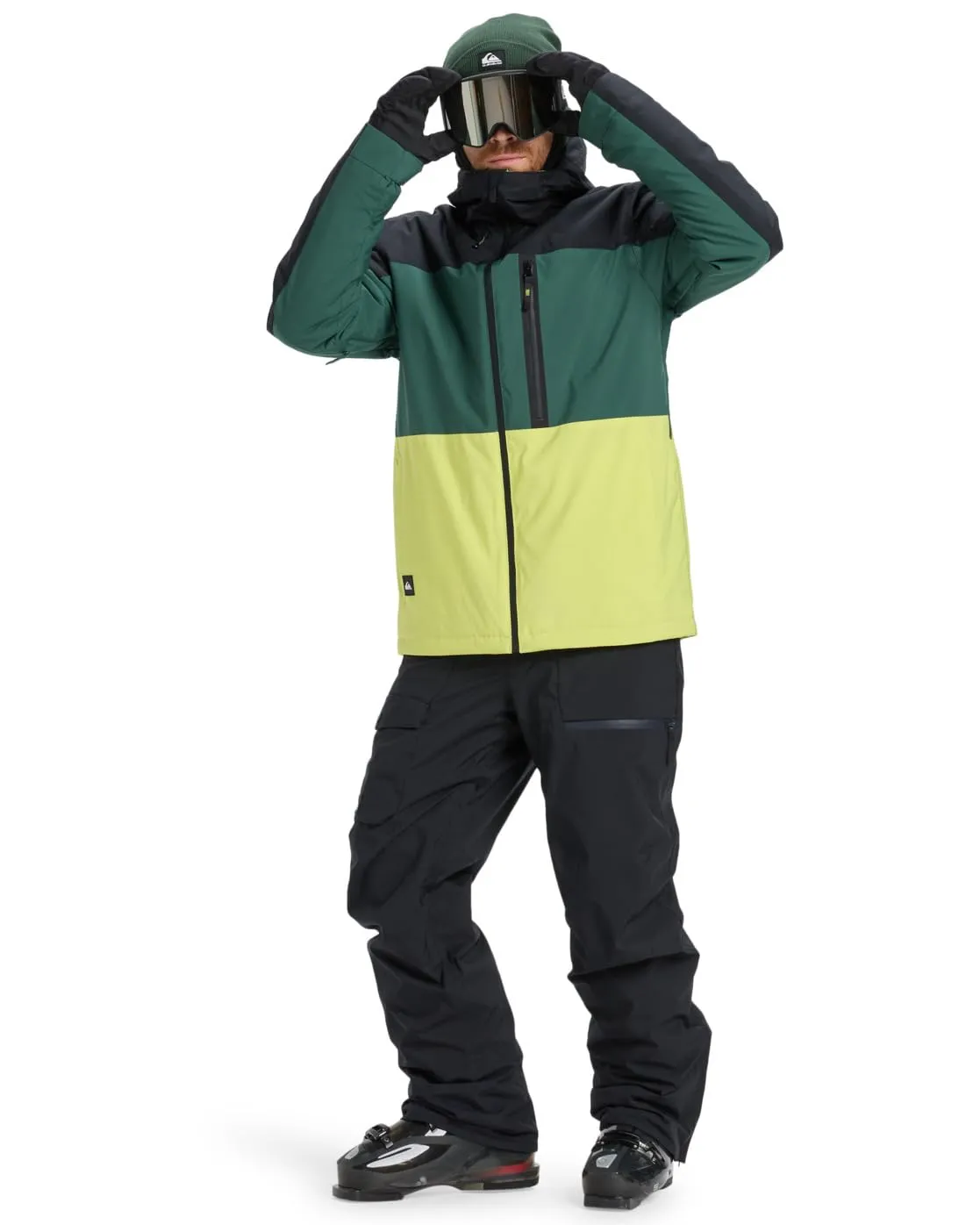 Quiksilver Sycamore Block 20K Snow Jacket - Nero - XL - immagine 5