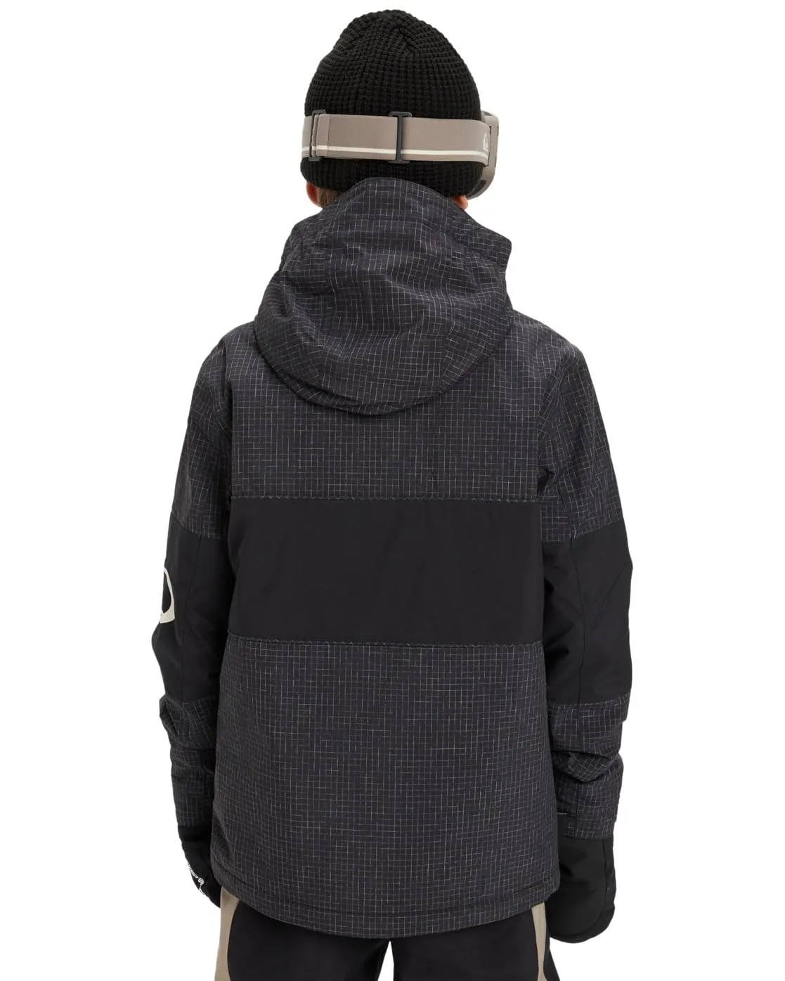 Quiksilver High in the Hood Giacca da Neve Bambino, Nero, 6-7 anni - immagine 2