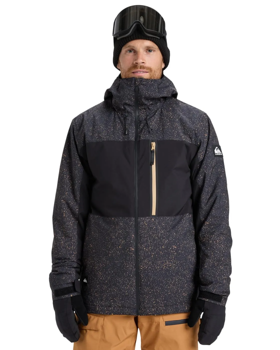 Quiksilver Sycamore Printed Snow Jacket Nero XL - immagine 4