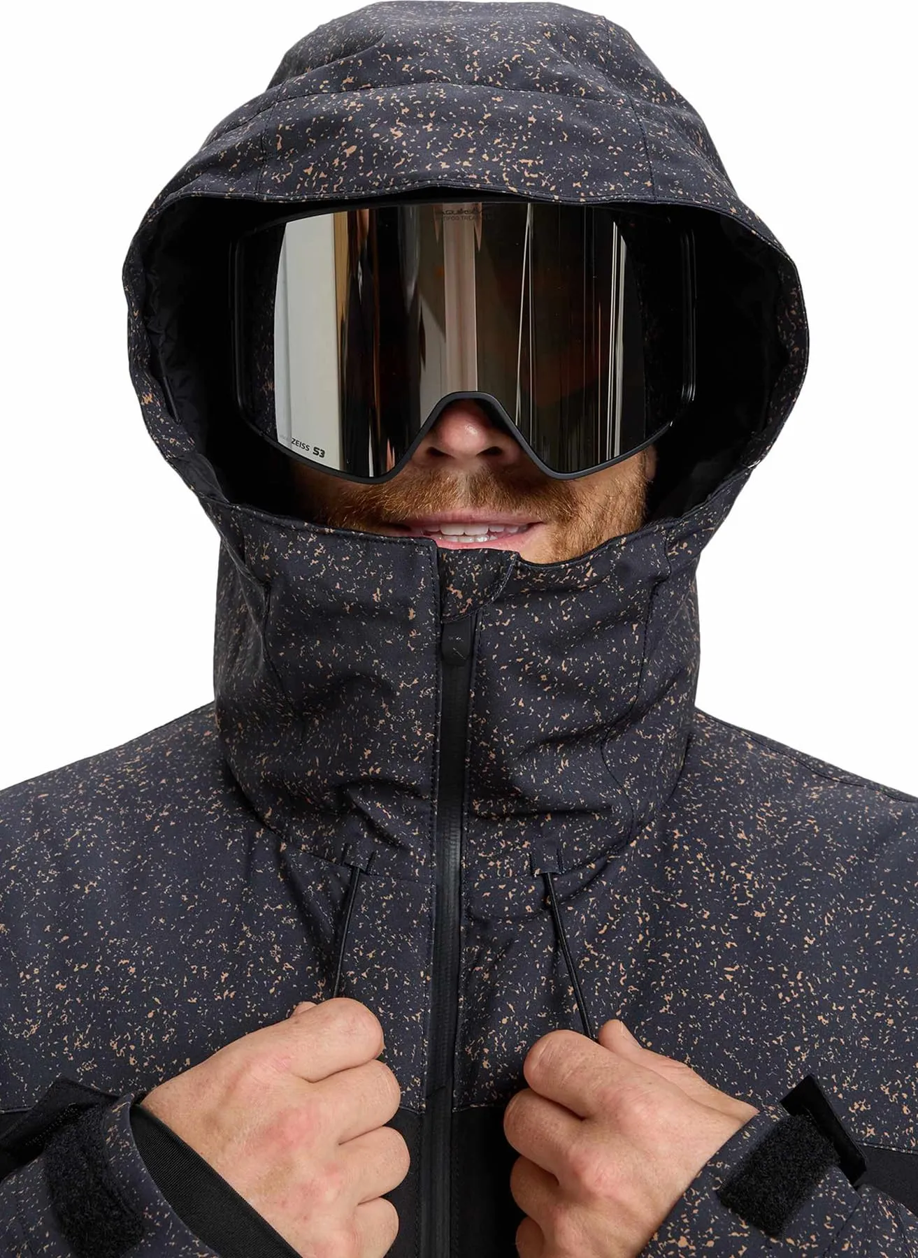 Quiksilver Sycamore Printed Jacket Nero XXL - immagine 3
