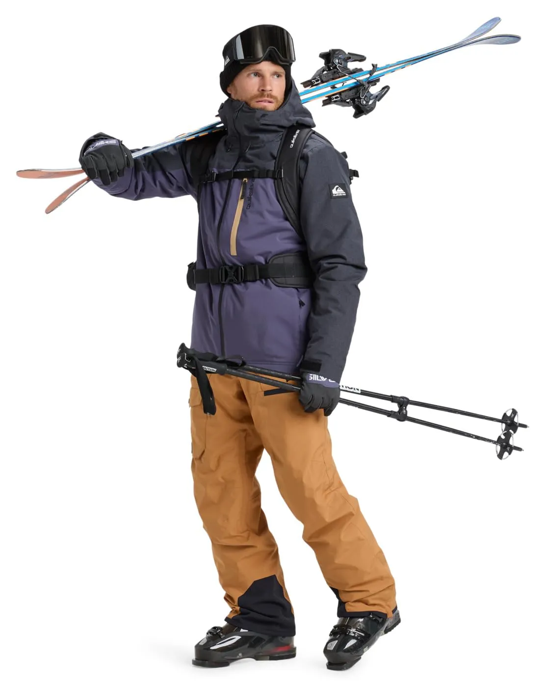 Quiksilver Dawson Snow Jacket Nero L - immagine 4