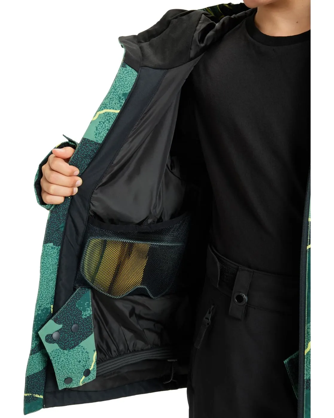 Quiksilver Mission Giacca da neve ragazzo Verde EQBTJ03223-gsc1 - immagine 6