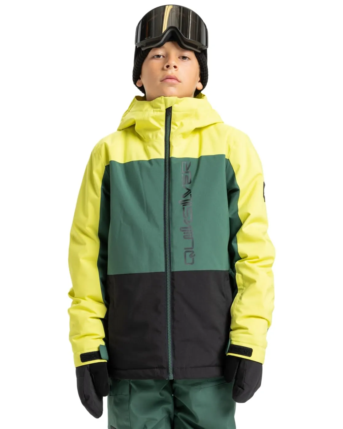 Quiksilver Side Hit Block Jacket - Boys - Nero - immagine 1