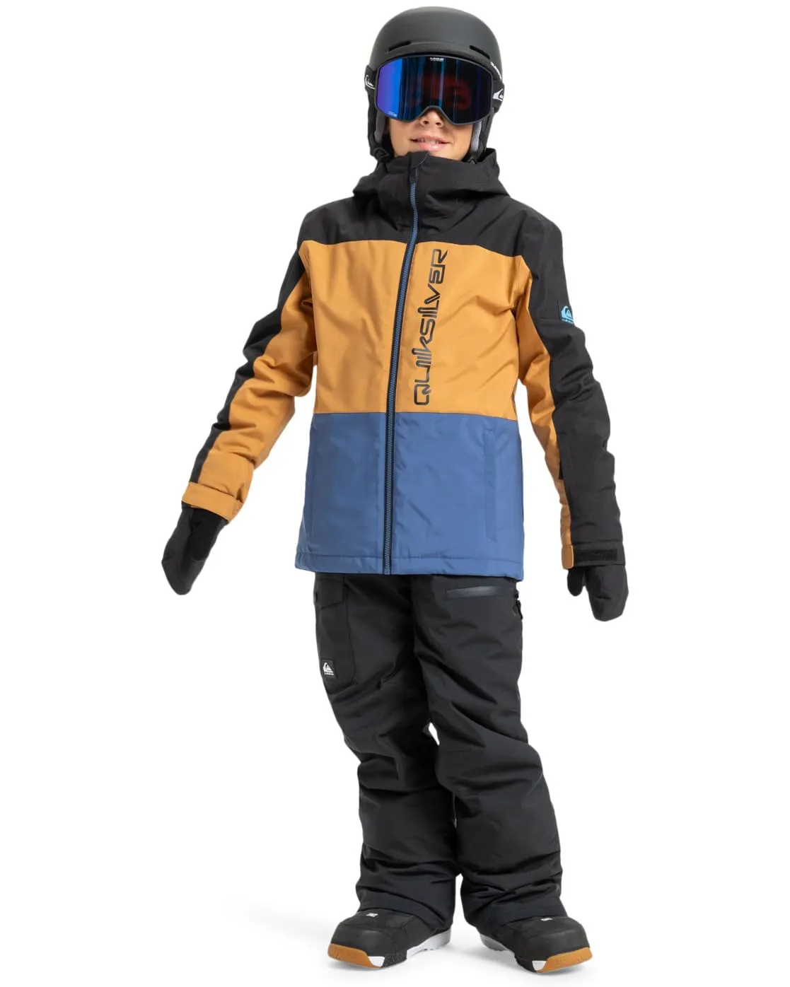Quiksilver Side Hit Block Jacket - Boy's - Navy - immagine 4