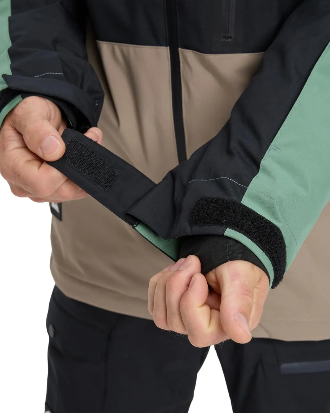 Quiksilver Sycamore Block 20K Snow Jacket - Verde S - immagine 7