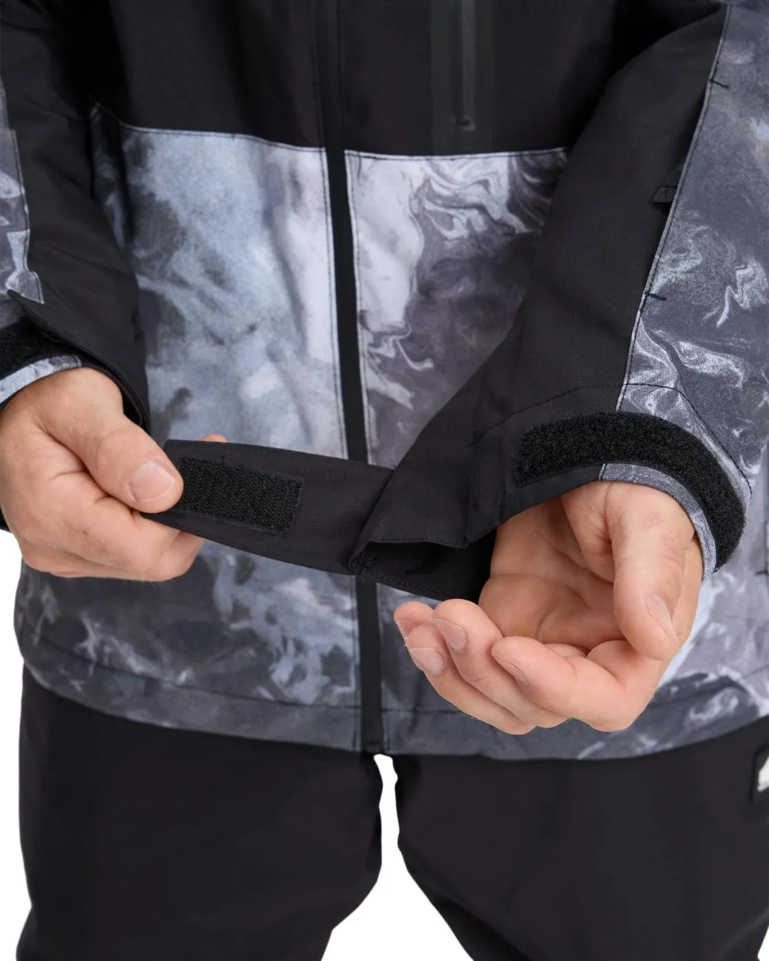 Quiksilver Sycamore Printed Snow Jacket - Nero - L - immagine 7