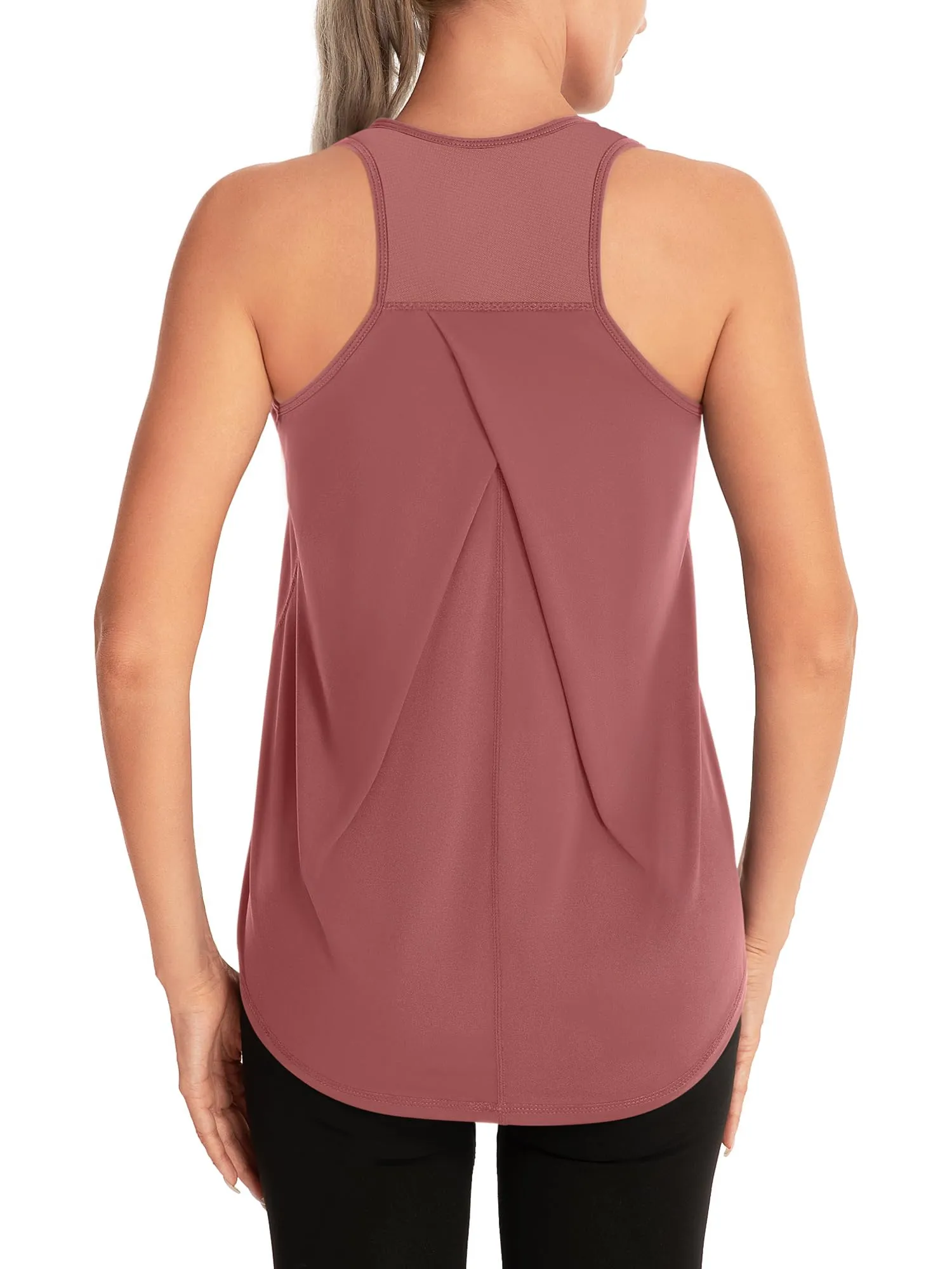 Dawnrole Canotta Palestra Donna Fitness Top Sportivo in Rete Senza Maniche - immagine 1