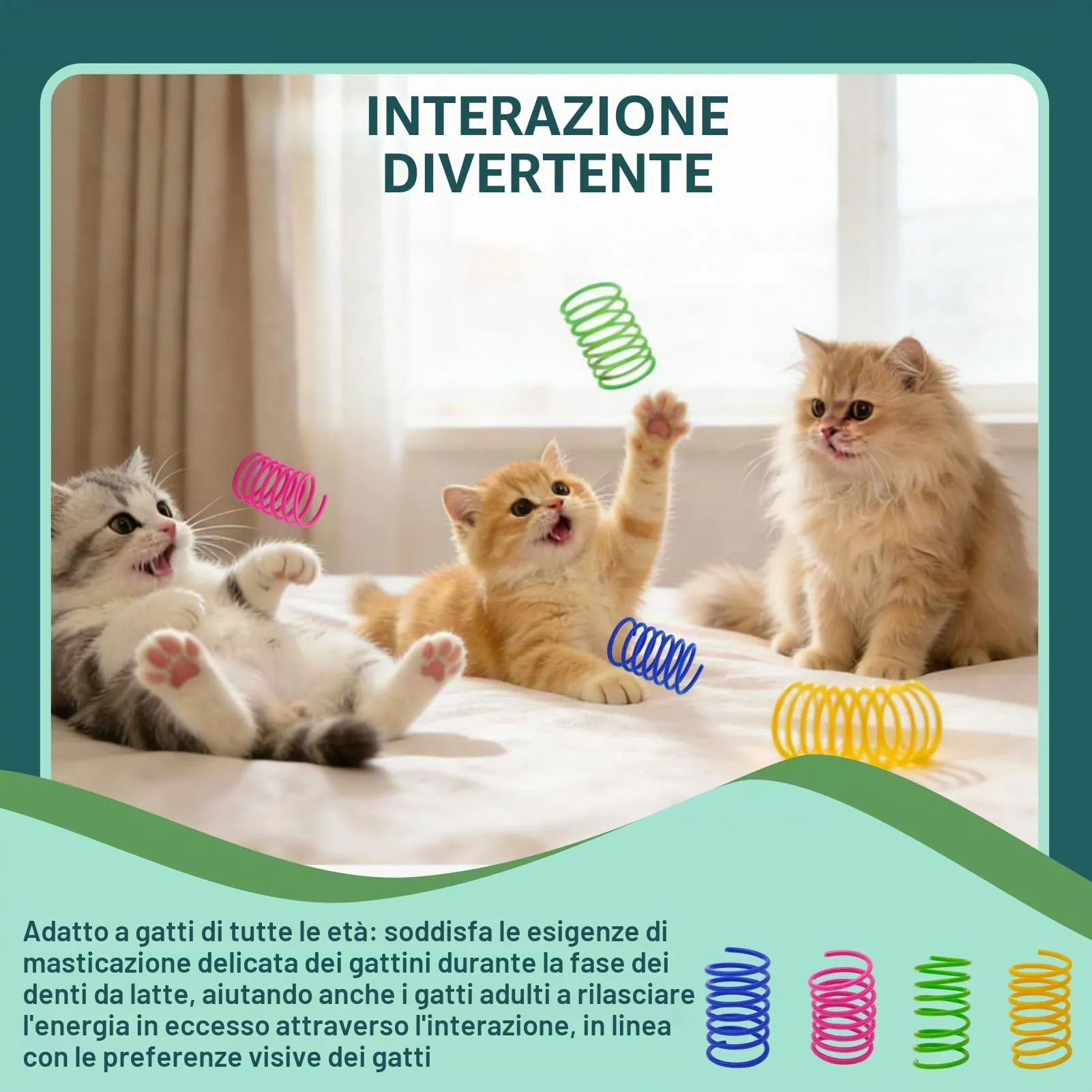 TaimeiMao Giocattolo Molle per Gatti, 32 Pezzi - immagine 4