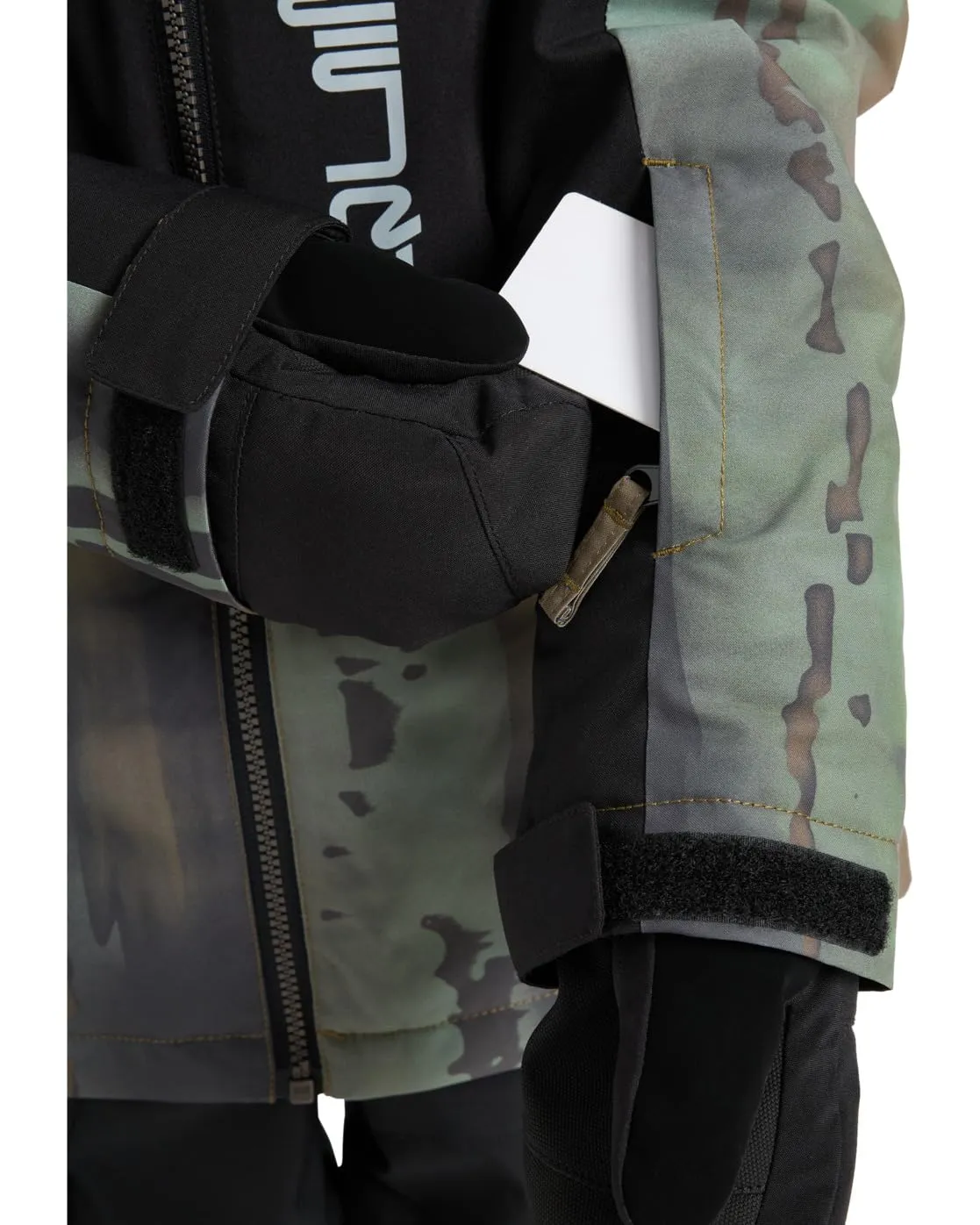 Quiksilver Side Hit Block Jacket - Boy's - Bloomfade Dark Ivy - immagine 7