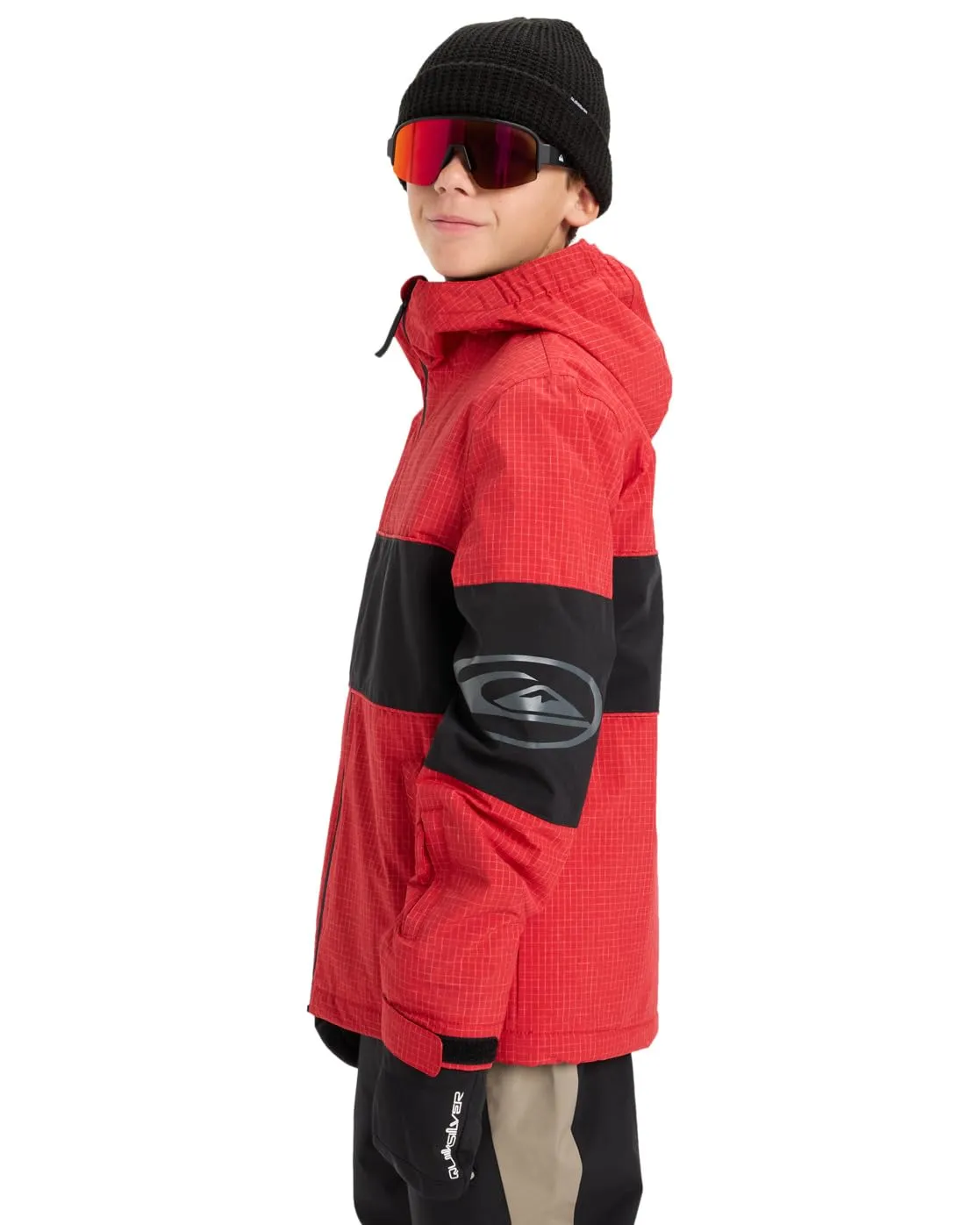 Quiksilver High in The Hood Snow Jacket Rosso 10 - immagine 7