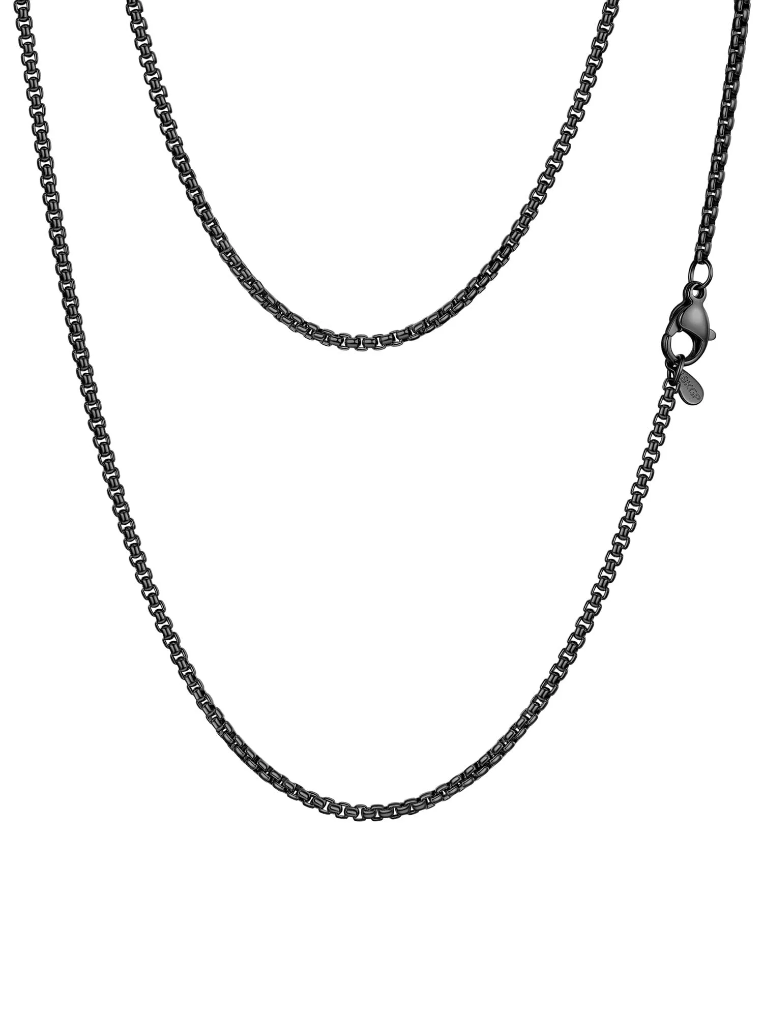 PROSTEEL Catena a Maglia Veneziana in Acciaio Inox Chirurgico, 2mm, 46cm - immagine 1