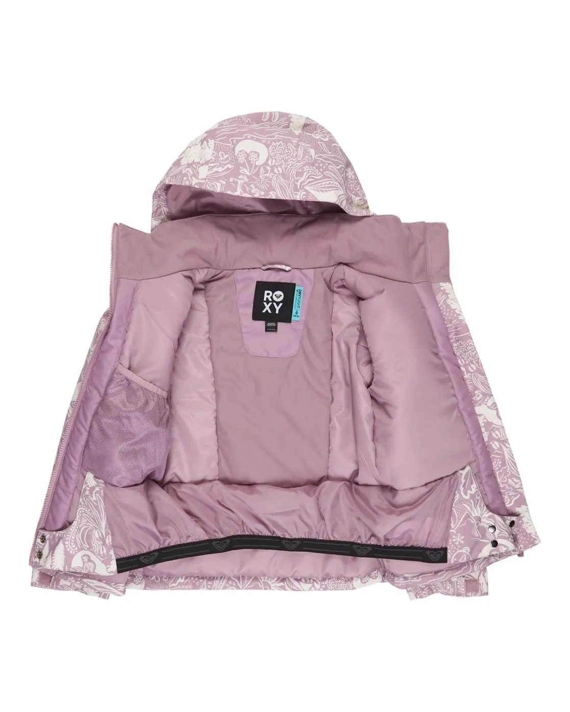 Roxy Free Jet Giacca da neve Ragazza Taglia 14 Rosa - immagine 6