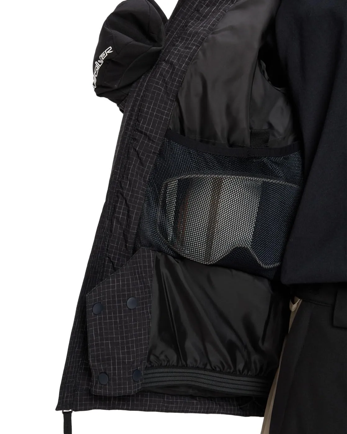 Quiksilver High in The Hood Snow Jacket - Nero - 8 - immagine 6