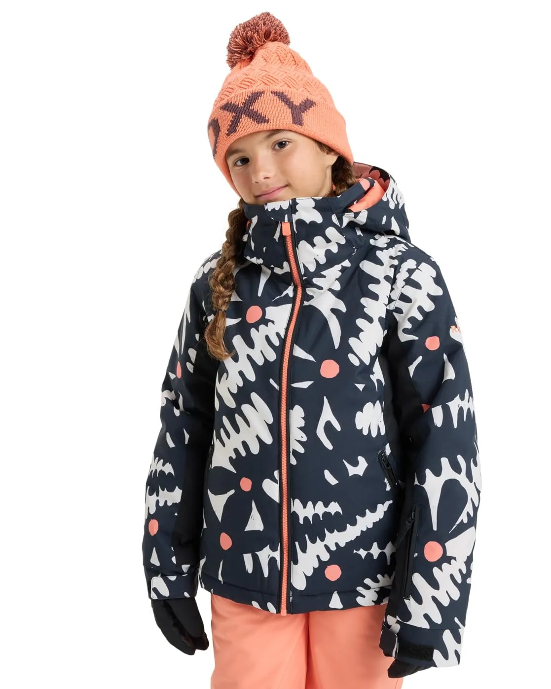Roxy Free Jet Giacca da Neve Ragazza Taglia 10 Nero - immagine 1
