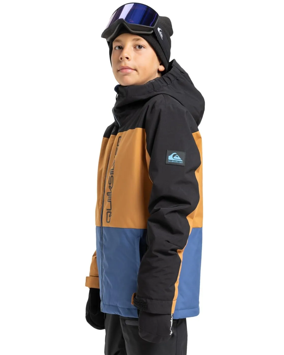 Quiksilver Side Hit Block Snow Jacket - Blu, 8 - immagine 7