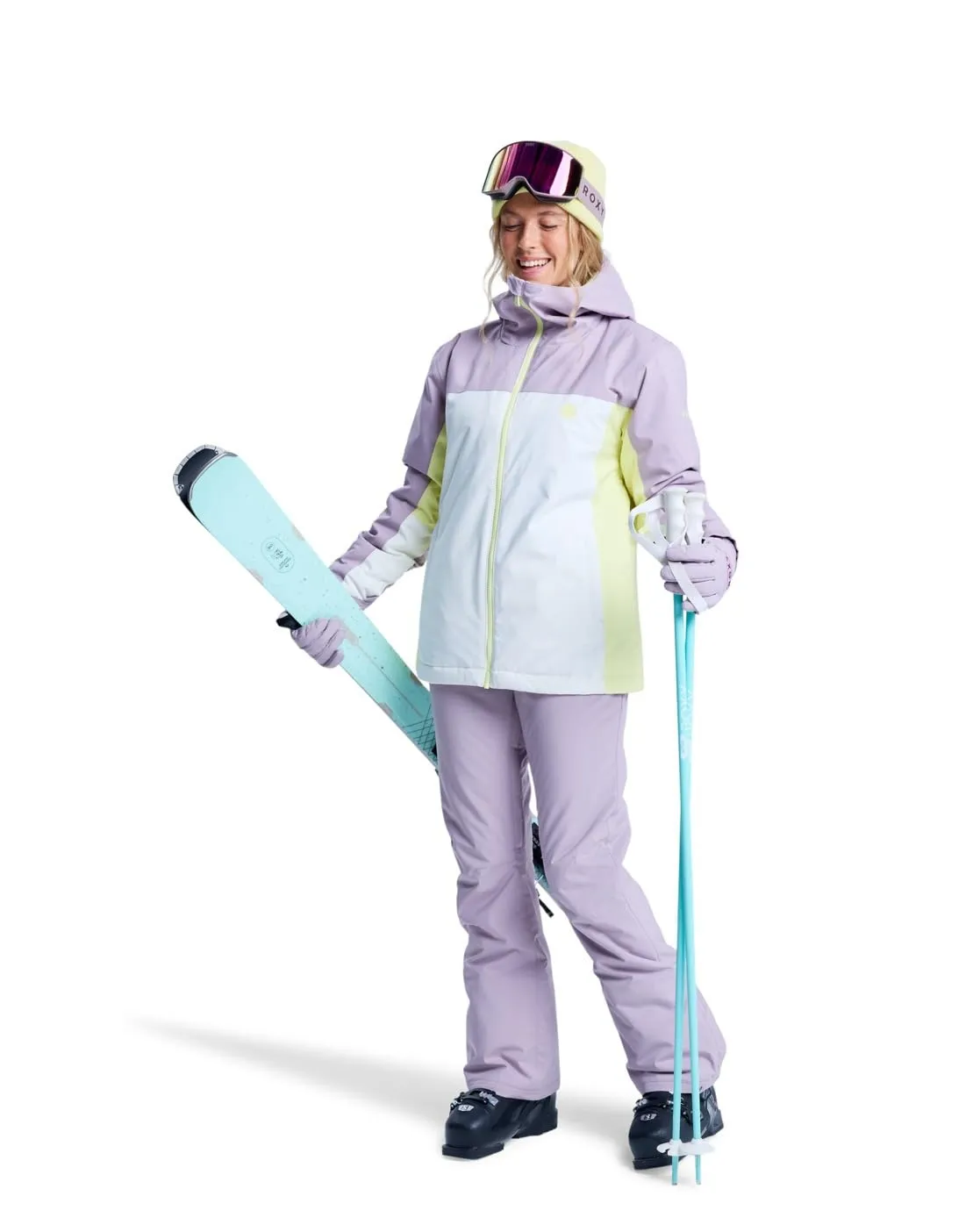 Roxy Galaxy Snow Jacket - Viola - L - immagine 4