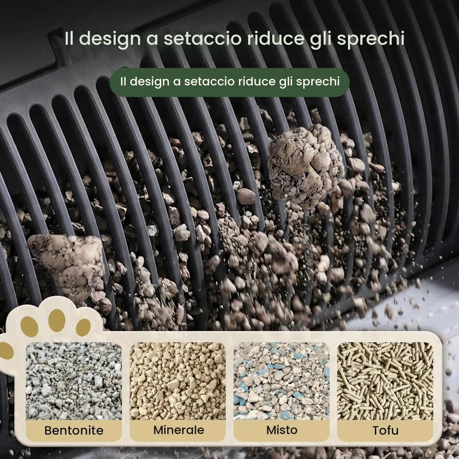 SEERFashion Lettiera Gatto Autopulente con App, Automatica, Capacità 89 L, Triplo Sensore di Sicurezza, Modello XXL - immagine 9