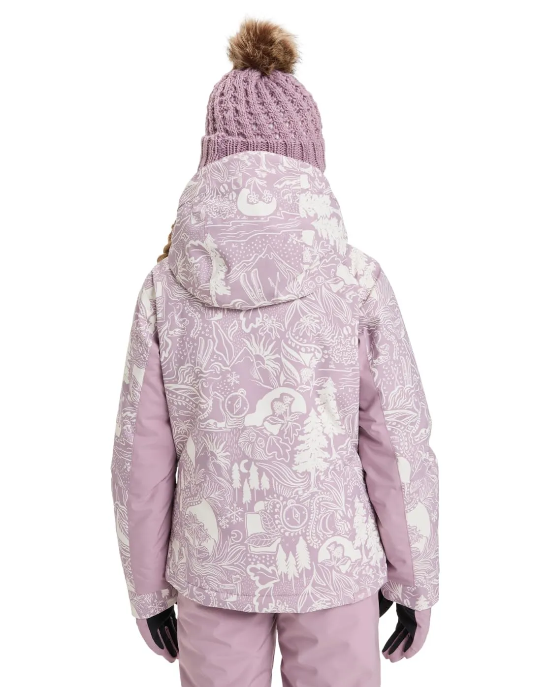Roxy Free Jet Giacca da neve Ragazza Rosa ERGTJ03198-mgq2 - immagine 2