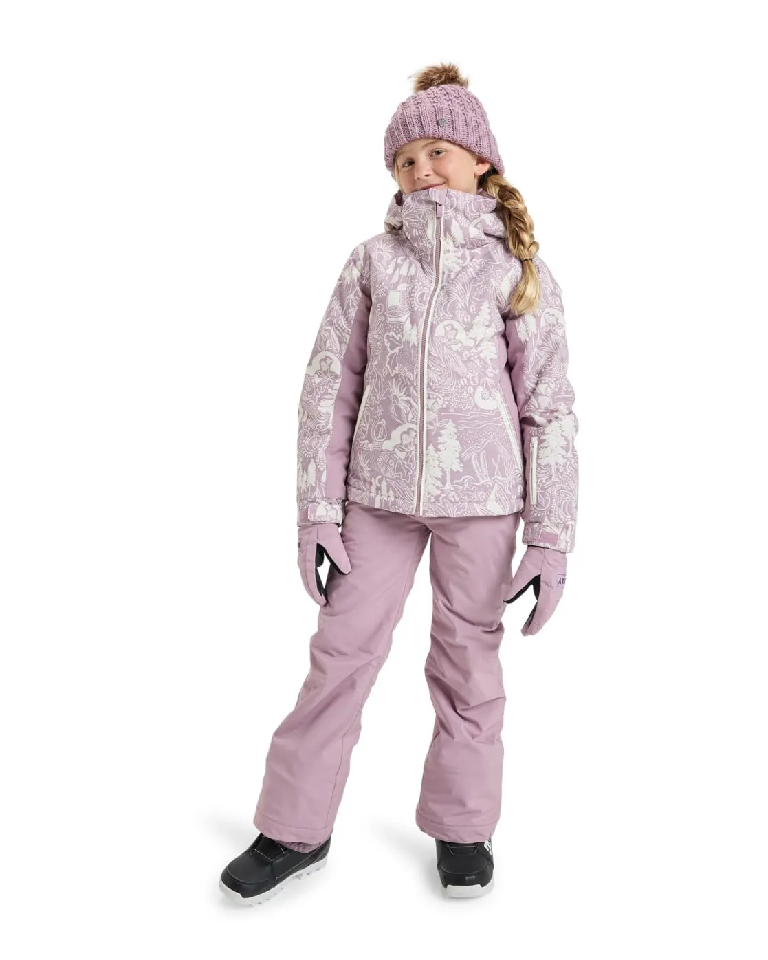 Roxy Free Jet Giacca da neve Ragazza Rosa ERGTJ03198-mgq2 - immagine 5