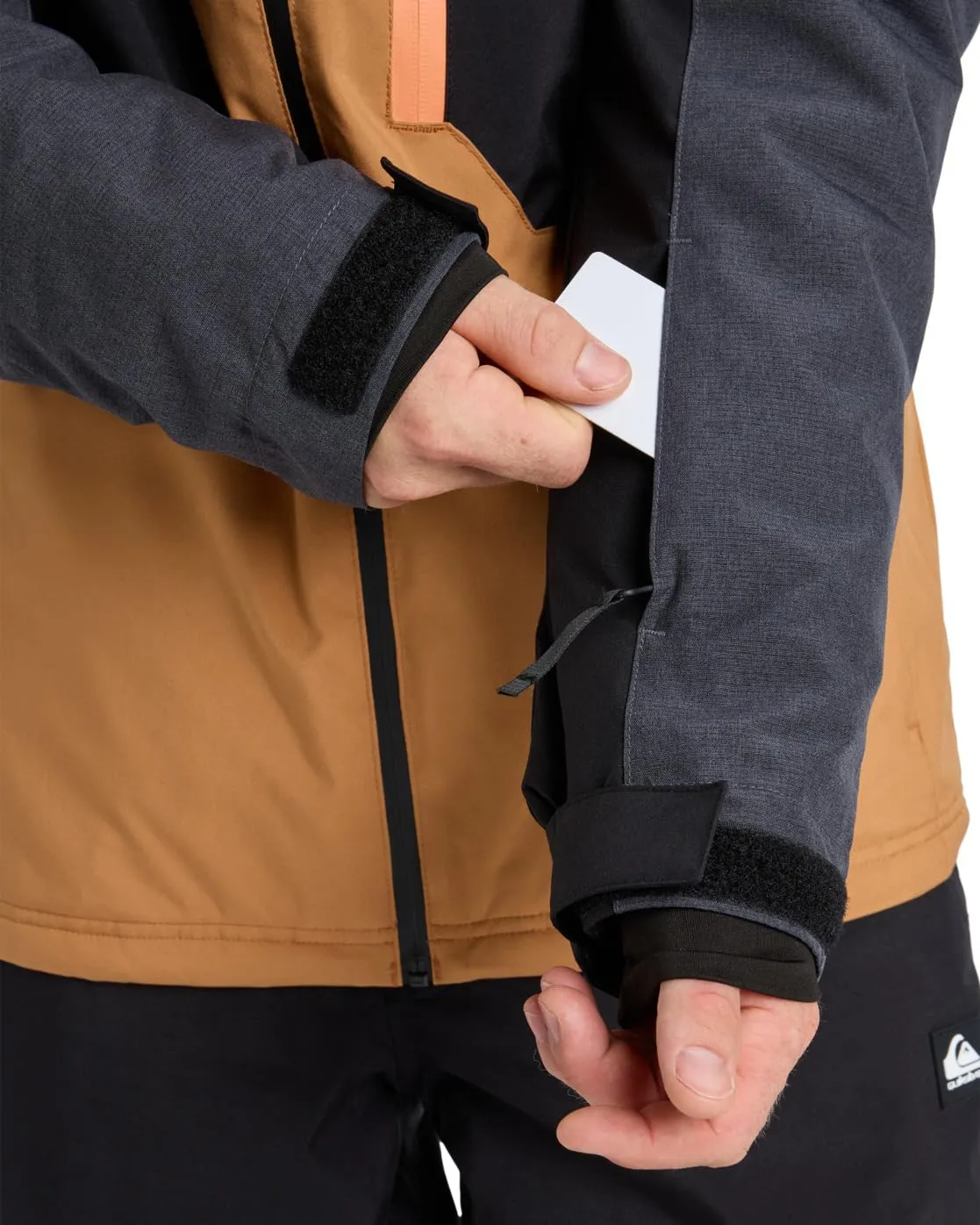 Quiksilver Dawson Snow Jacket Nero L - immagine 6