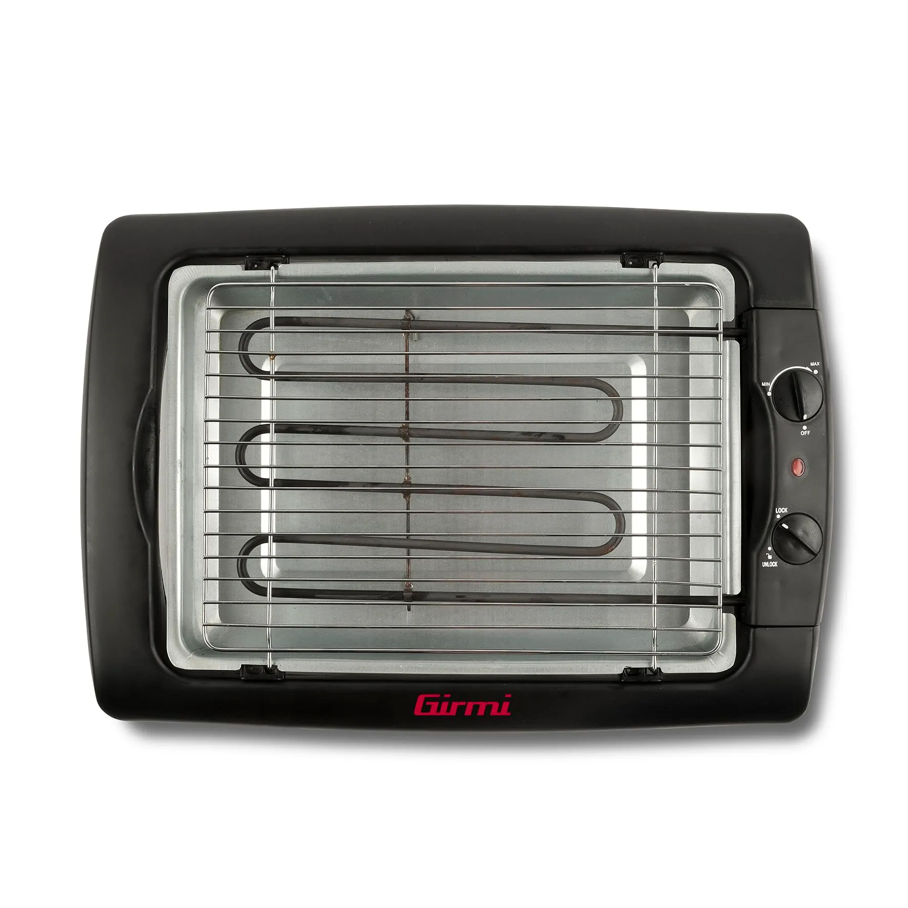 Girmi BQ12 Barbecue Elettrico 2000W, Griglia INOX 34 x 24,5 cm - immagine 2