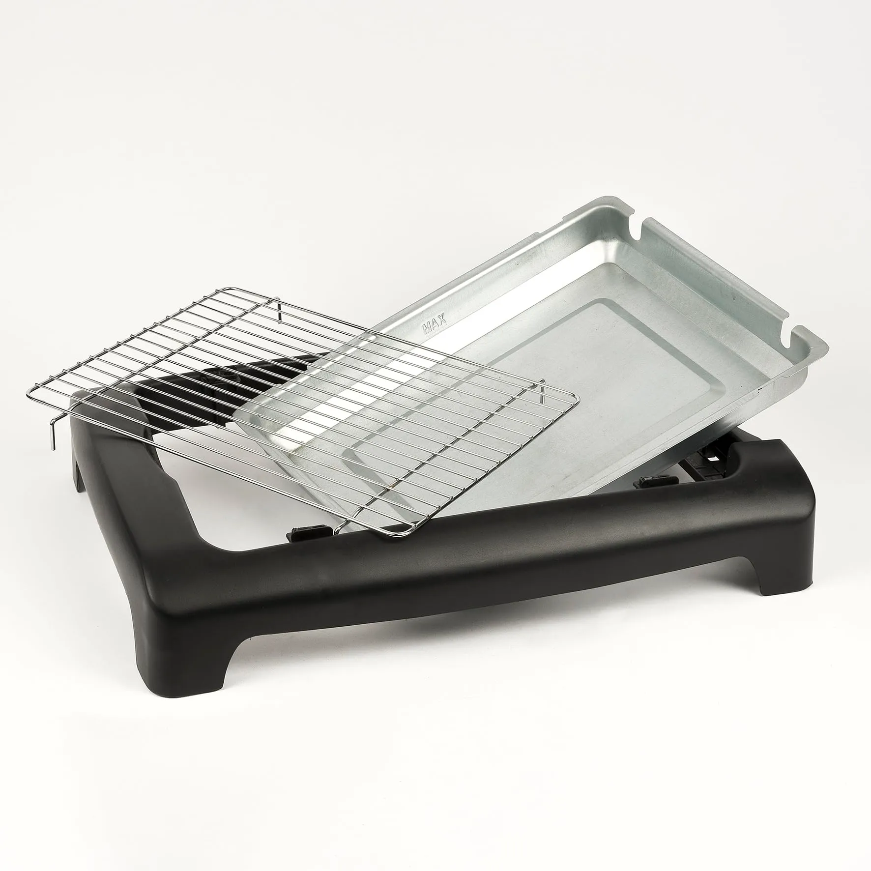Girmi BQ12 Barbecue Elettrico 2000W, Griglia INOX 34 x 24,5 cm - immagine 3