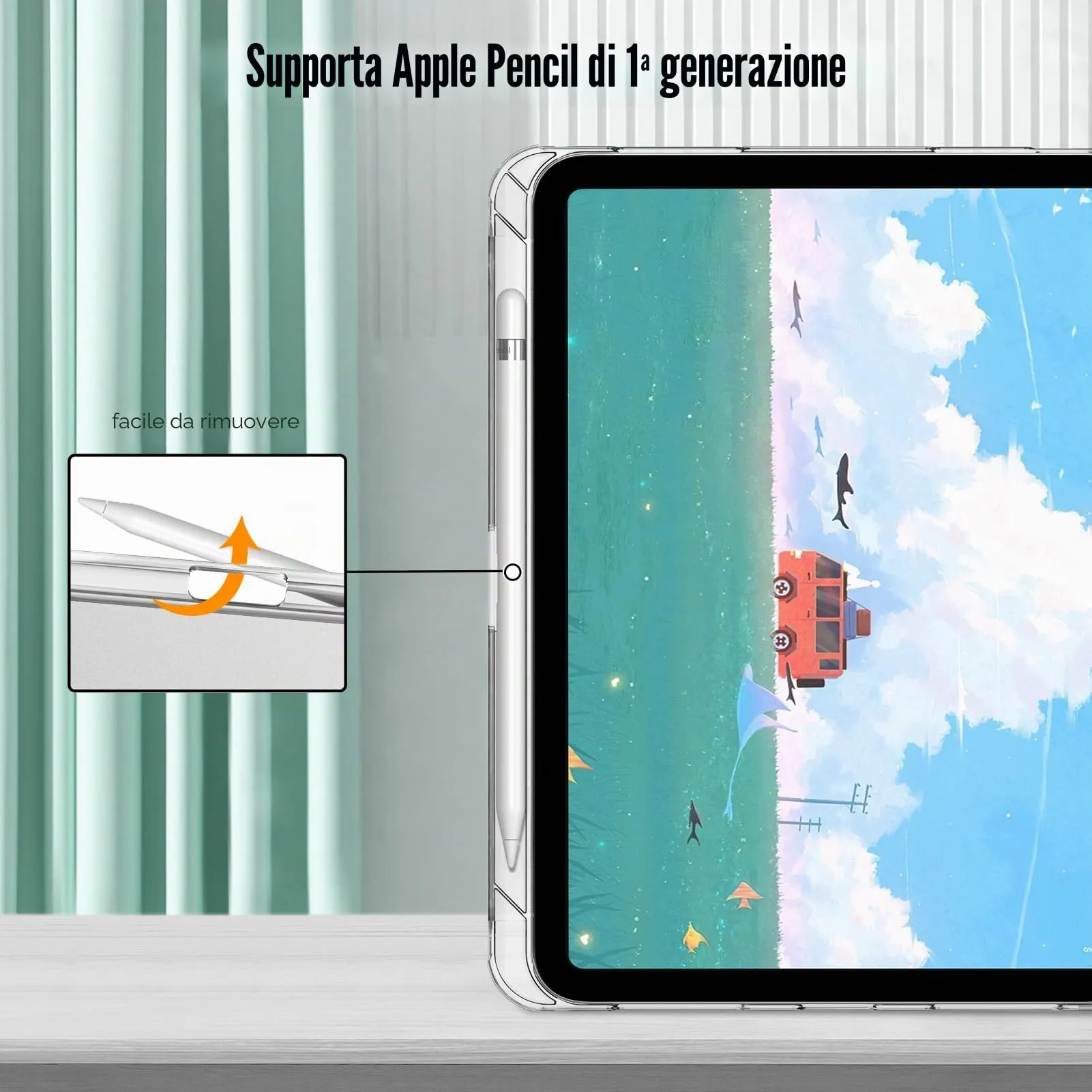 FINTIE Cover for iPad 11th Gen 11" (2025) / iPad 10th Gen 10.9" (2022) - Floral Pattern - Z-Spring Bloom - immagine 6