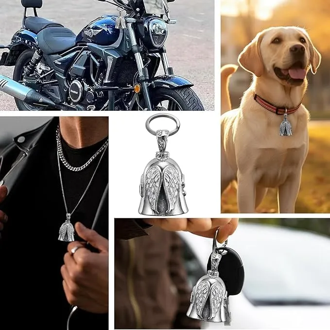 HEYOMI Guardian Bell for Motorcycles and Keychains, 2 Piece Set - immagine 7