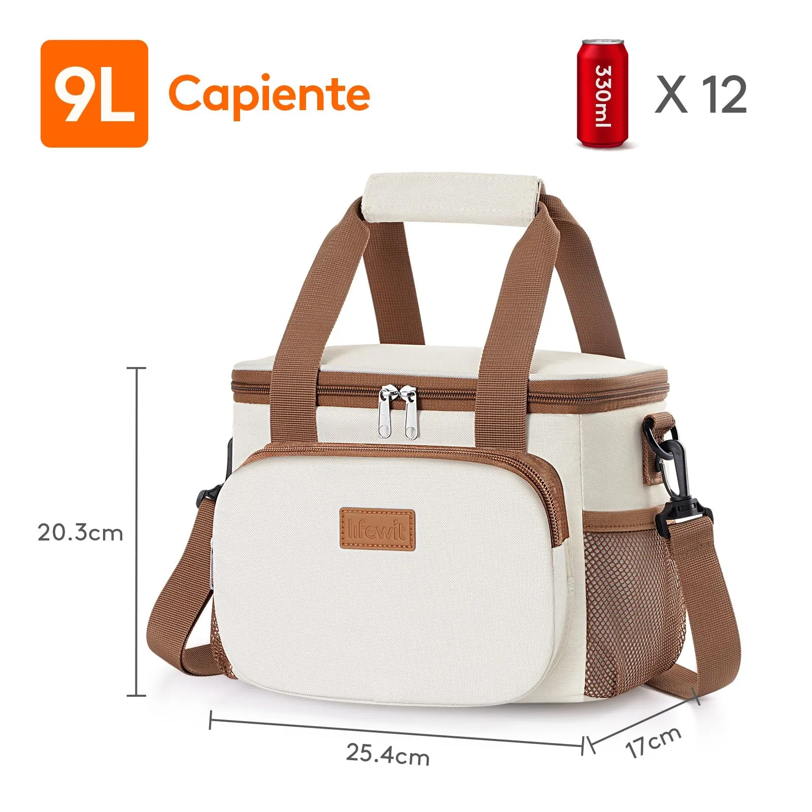 Lifewit Borsa Termica Porta Pranzo 9L - immagine 4