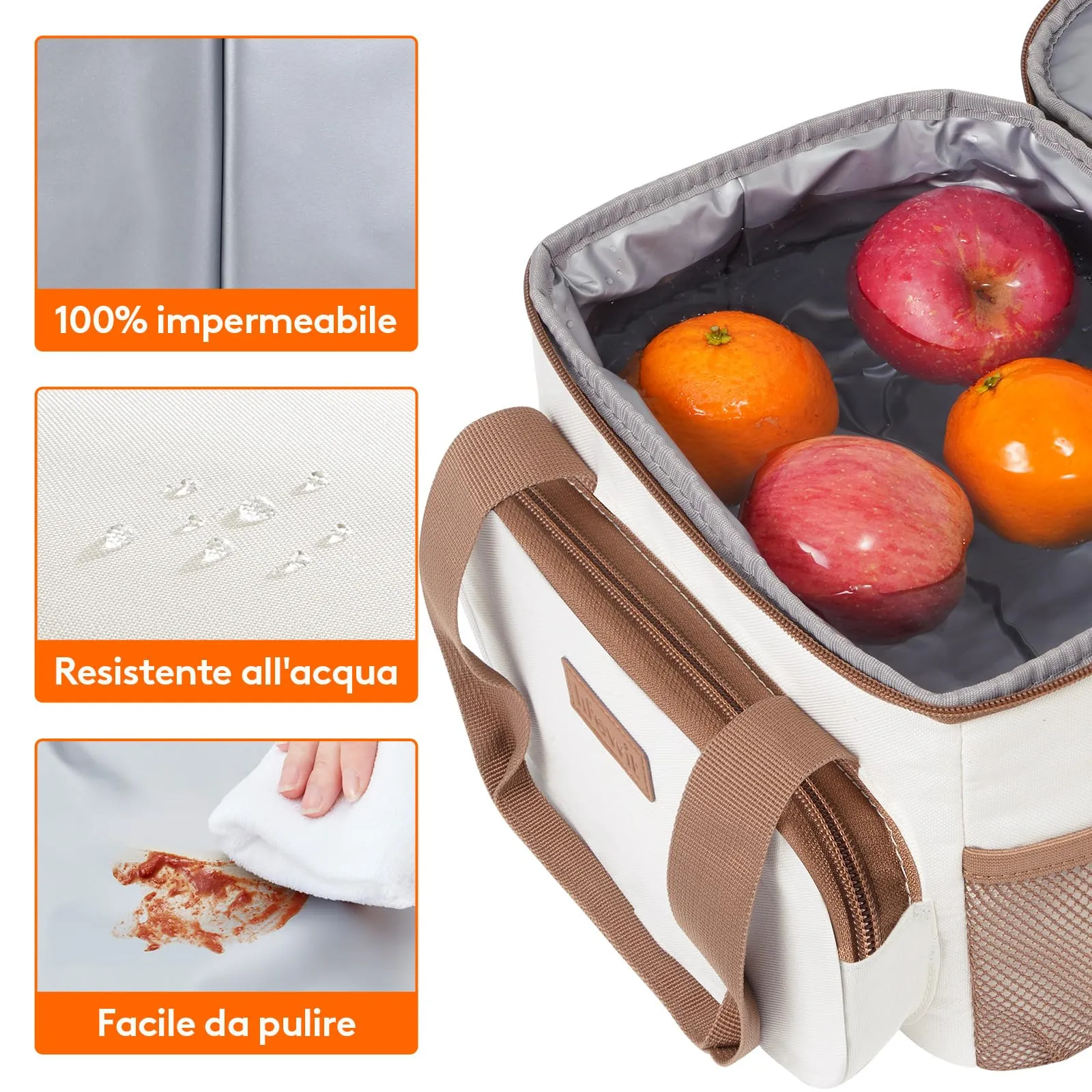 Lifewit Borsa Termica Porta Pranzo 9L - immagine 6