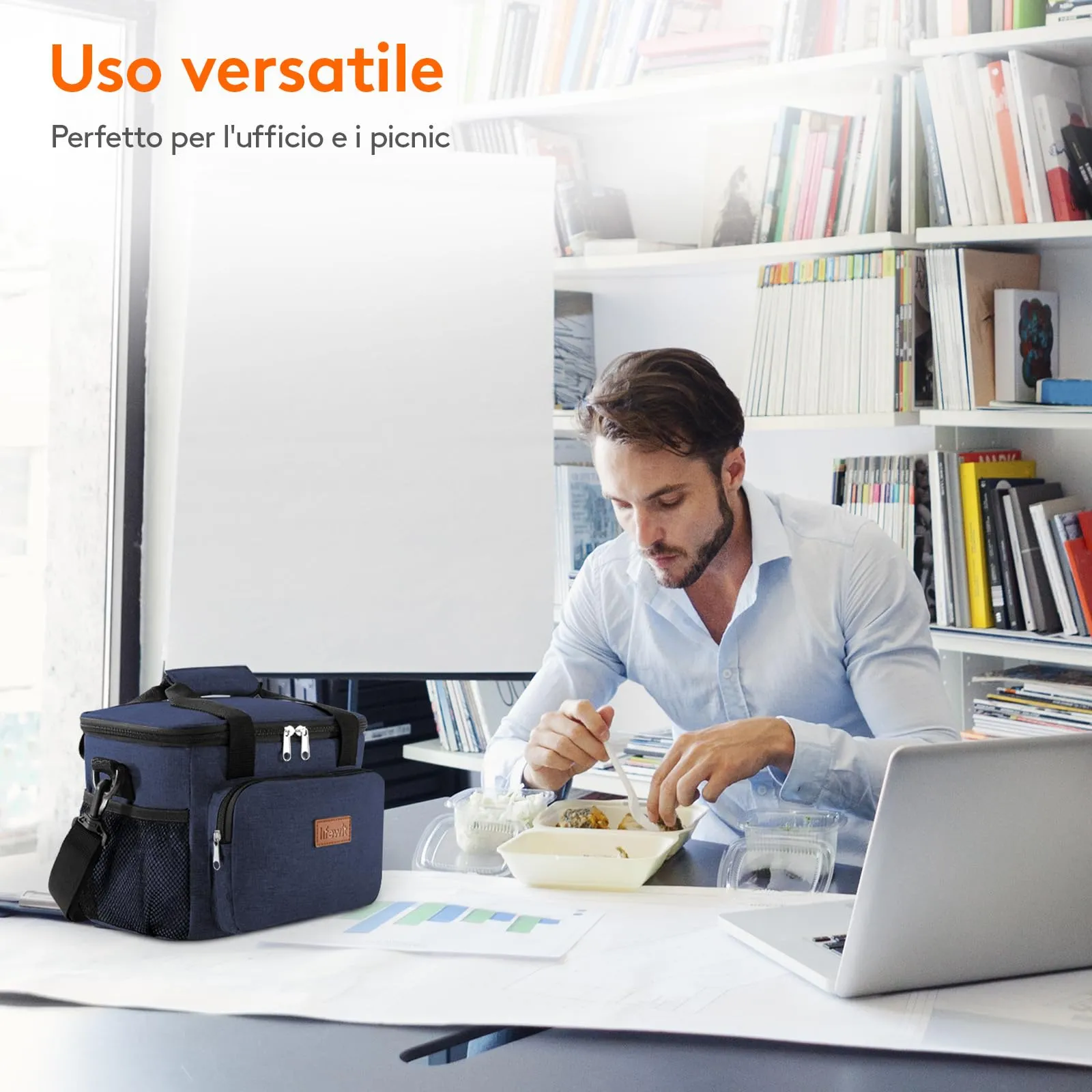 Lifewit Borsa Termica Porta Pranzo 9L - immagine 8