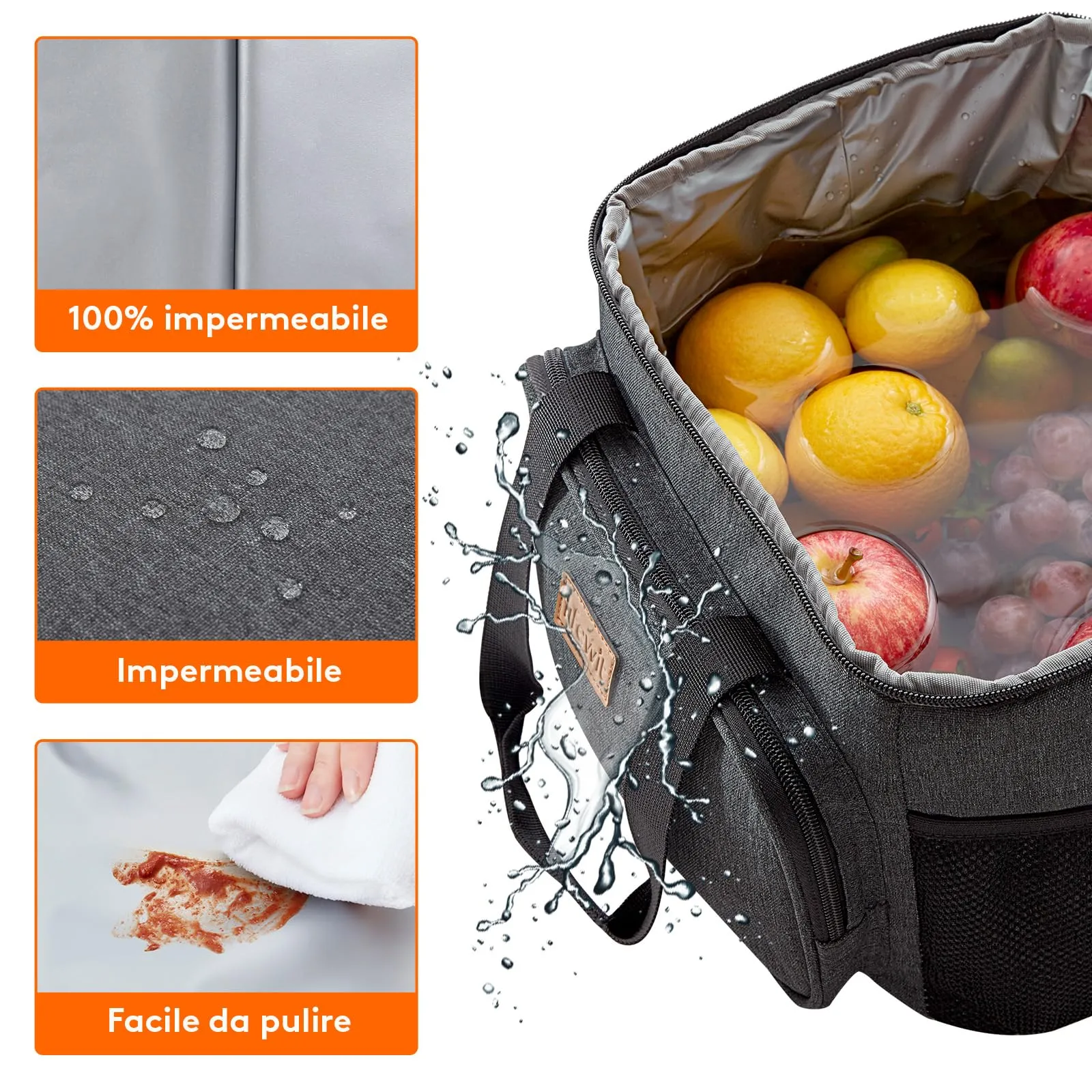 Lifewit Borsa Termica Porta Pranzo 15L - immagine 6