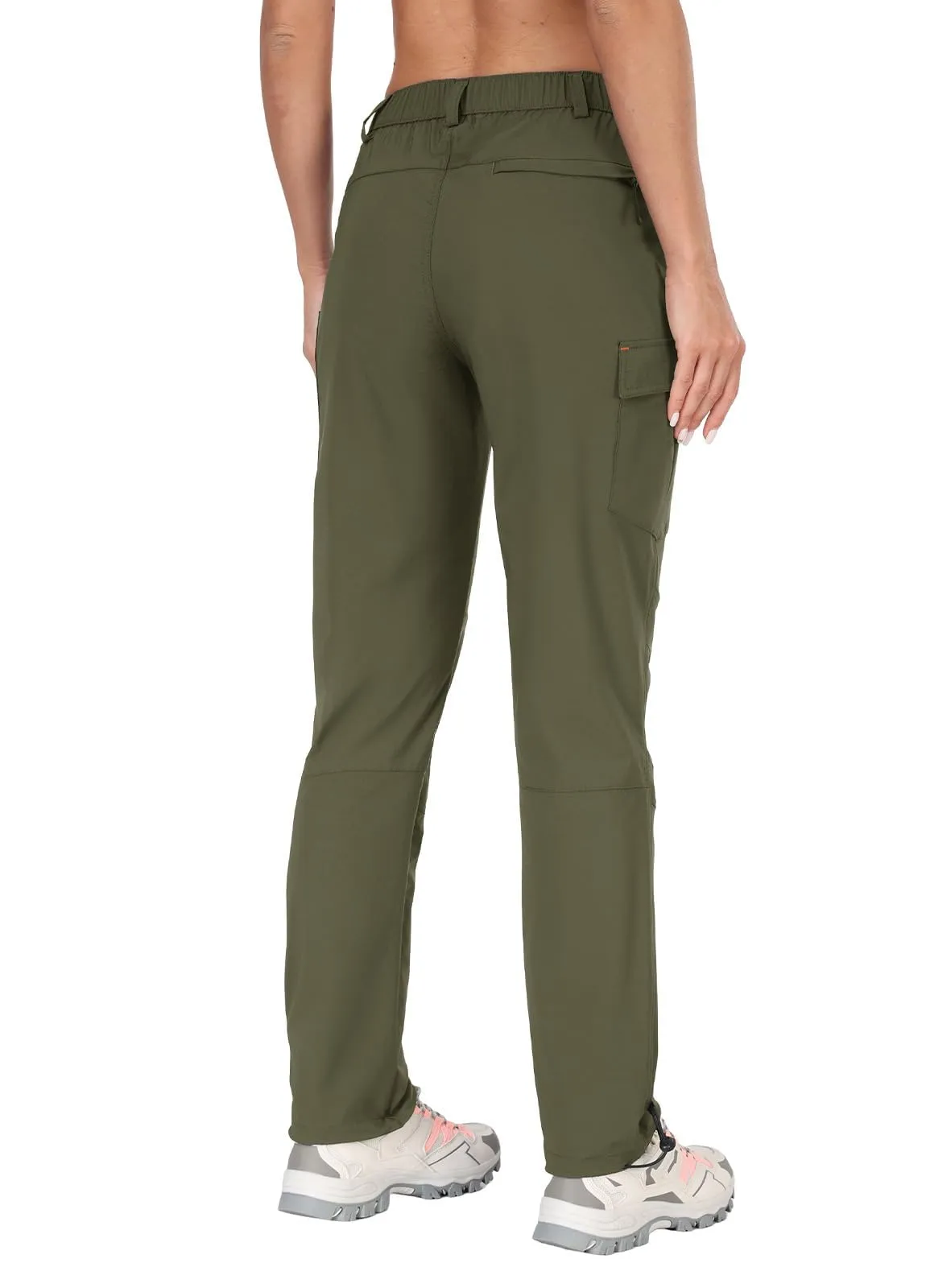 GymBrave Pantaloni Trekking Donna Cargo Capri 3/4 Estivi, Lungo Esercito, M - immagine 2