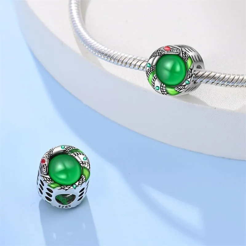 KUNSIR Ciondolo in Argento Sterling 925 con Cubic Zirconia per Braccialetti e Collane Europei - immagine 2