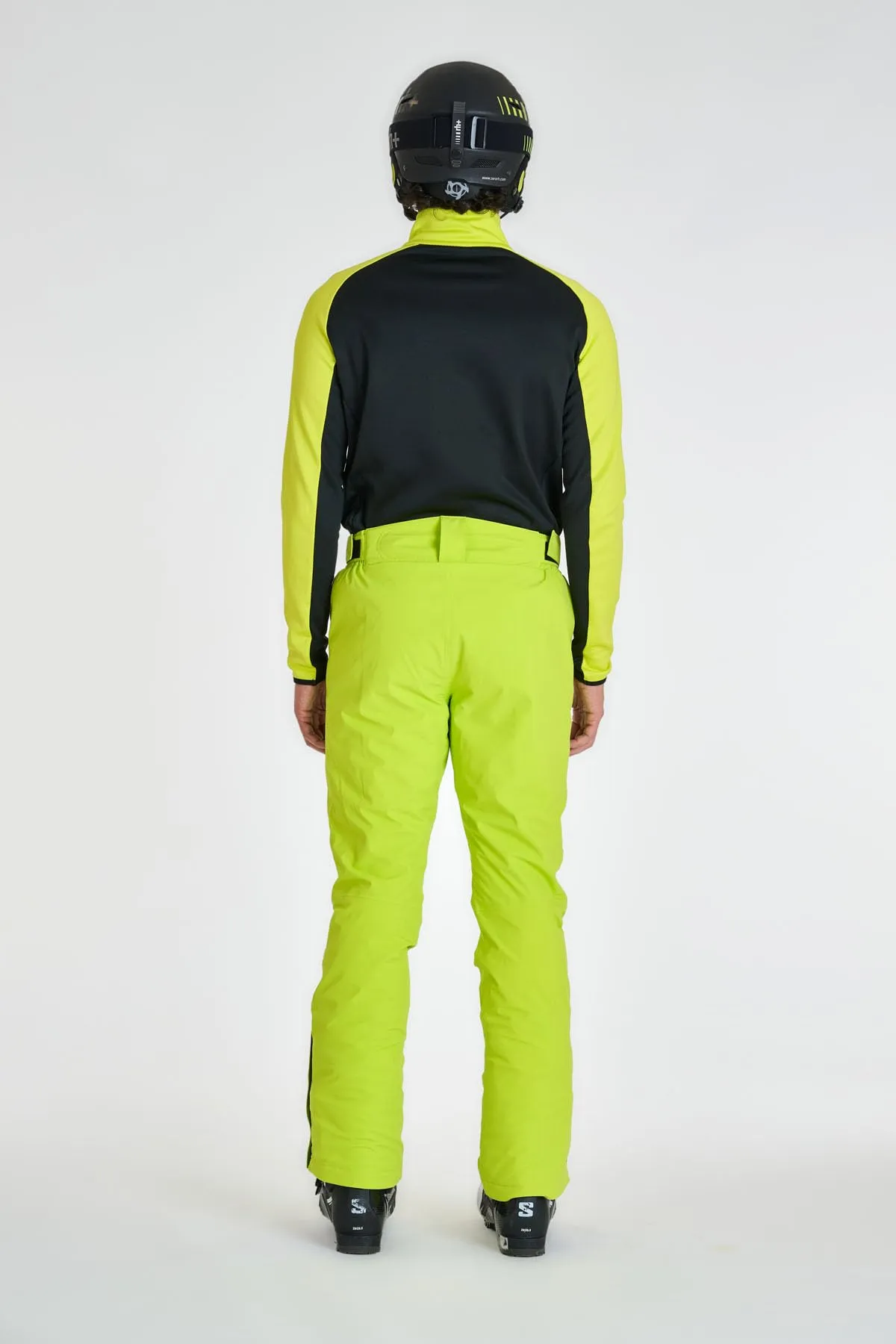 rh+ Pantaloni da Sci Logic da Uomo, Verde Acido, L - immagine 6