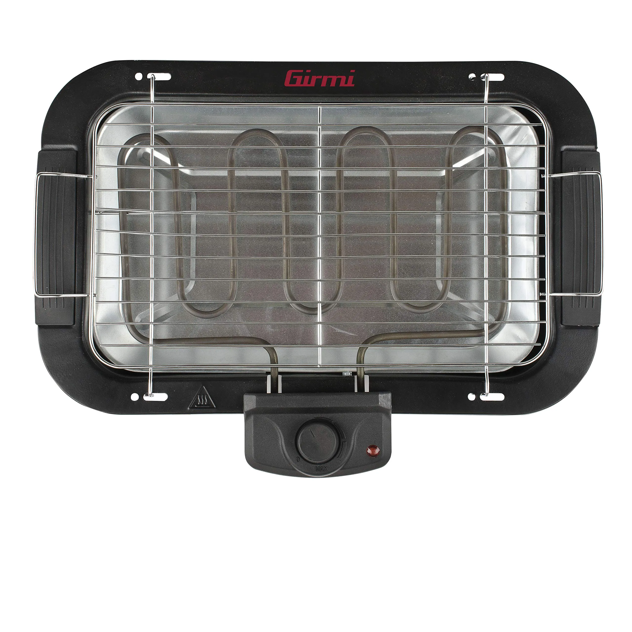 Girmi BQ11 Barbecue, 2000 W, Griglie Inox, Nero - immagine 2